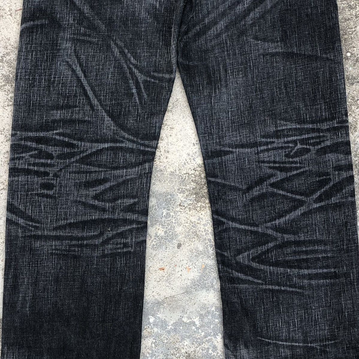 Edwin Vintage Edwin Blue Trip 503 Distressed Denim Jeans Size US 32 / EU 48 - 10 Thumbnail