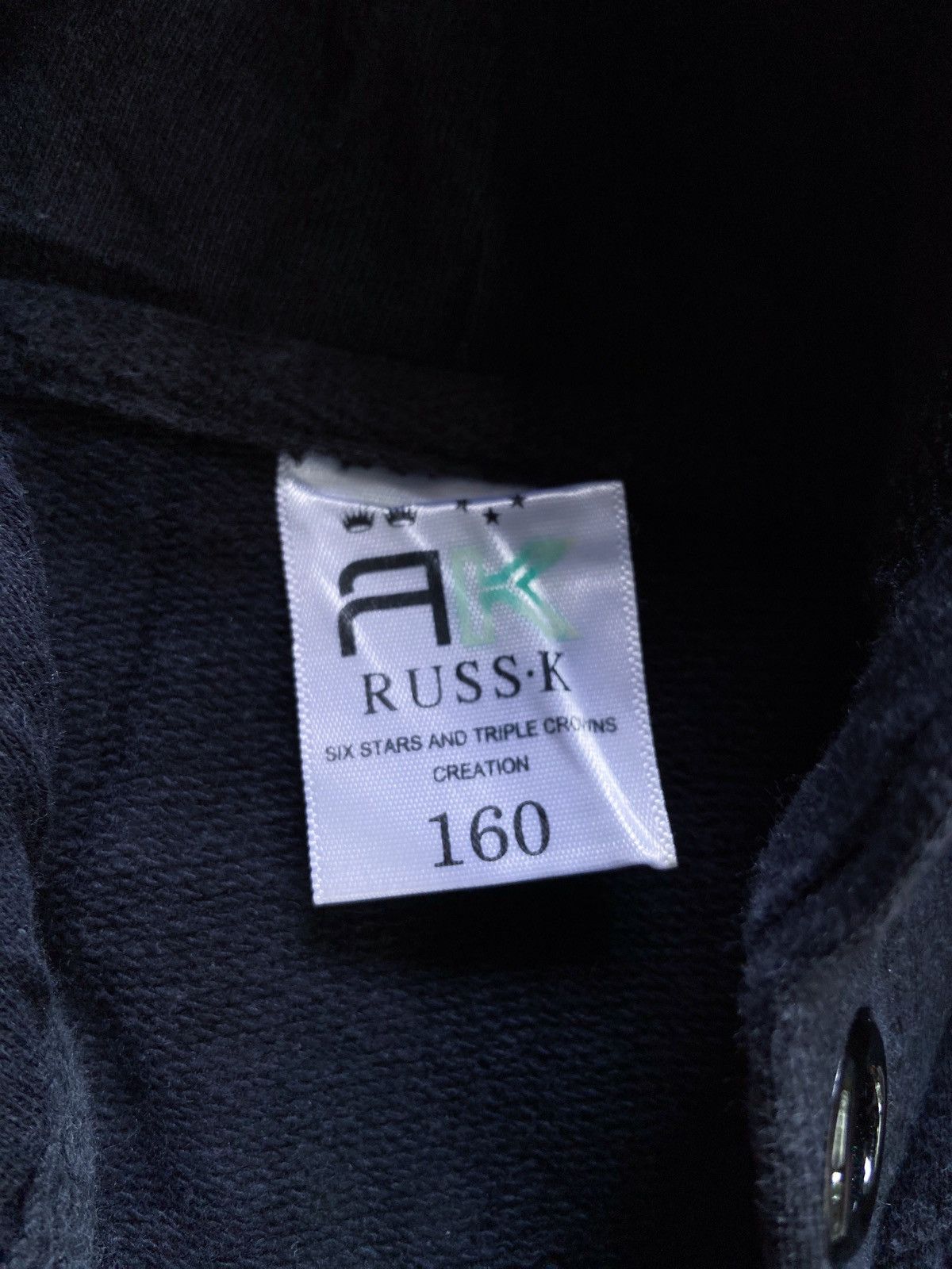 Japanese Brand RUSSK HYBRIDIZE NEW CULTURE ZIP HOODIE Size US S / EU 44-46 / 1 - 7 Thumbnail