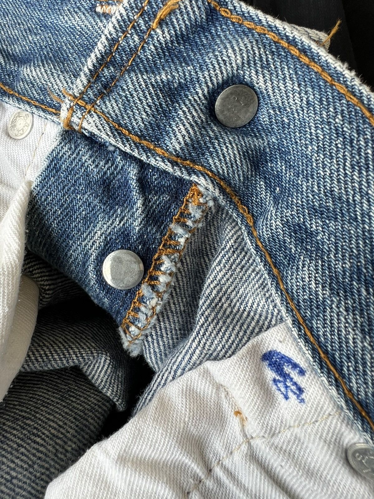 Vintage 80s Levi’s 501 Fade Denim Jeans