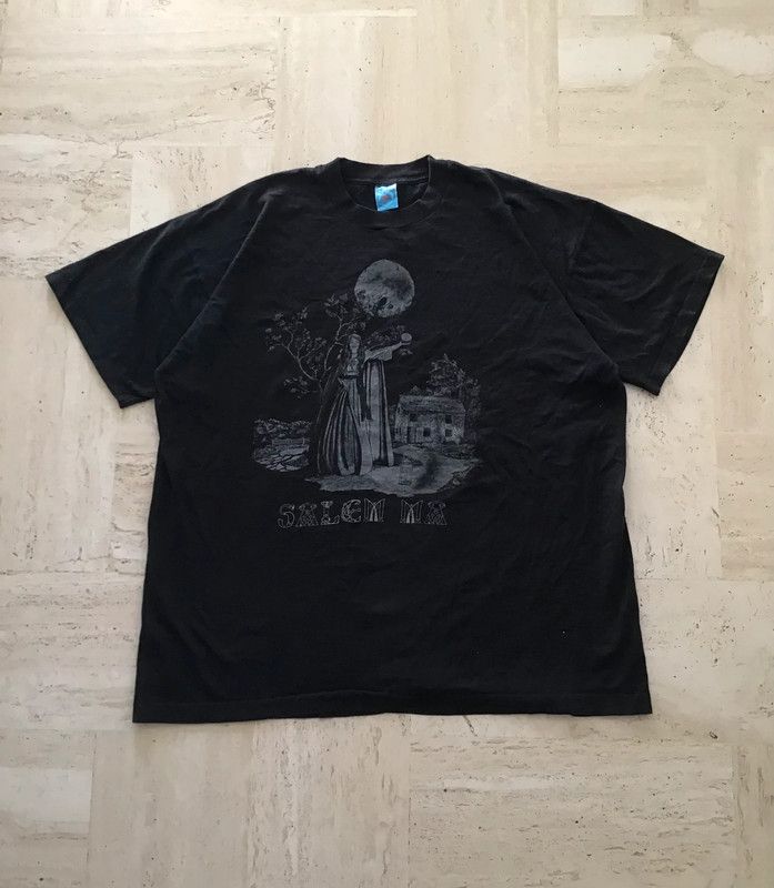 Fruit Of The Loom 90s vintage usa Salem souvenir tourist tee single stitch Size US XXL / EU 58 / 5 - 1 Thumbnail