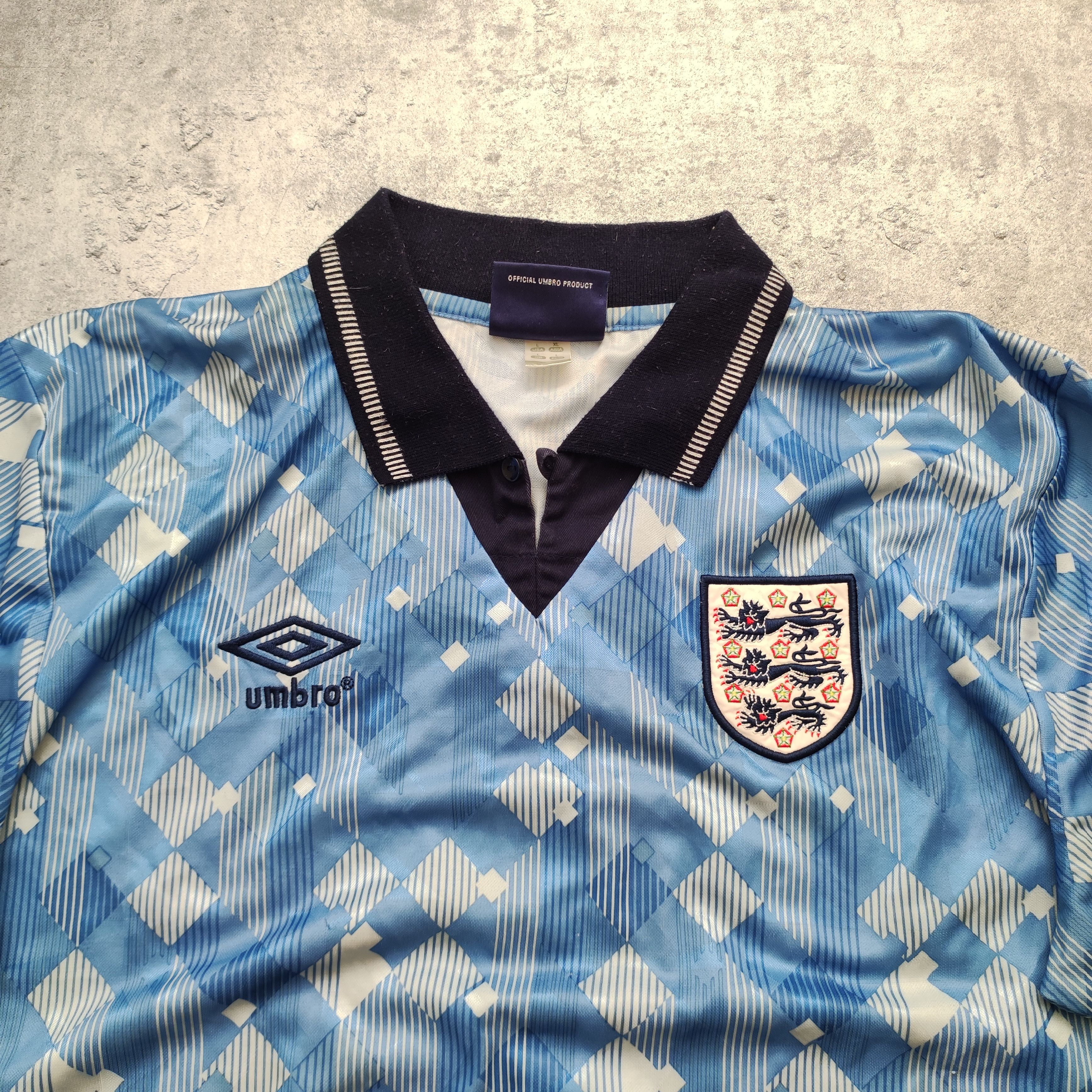Vintage RARE Vintage Umbro x England National Team 90s Jersey Size US L / EU 52-54 / 3 - 4 Thumbnail