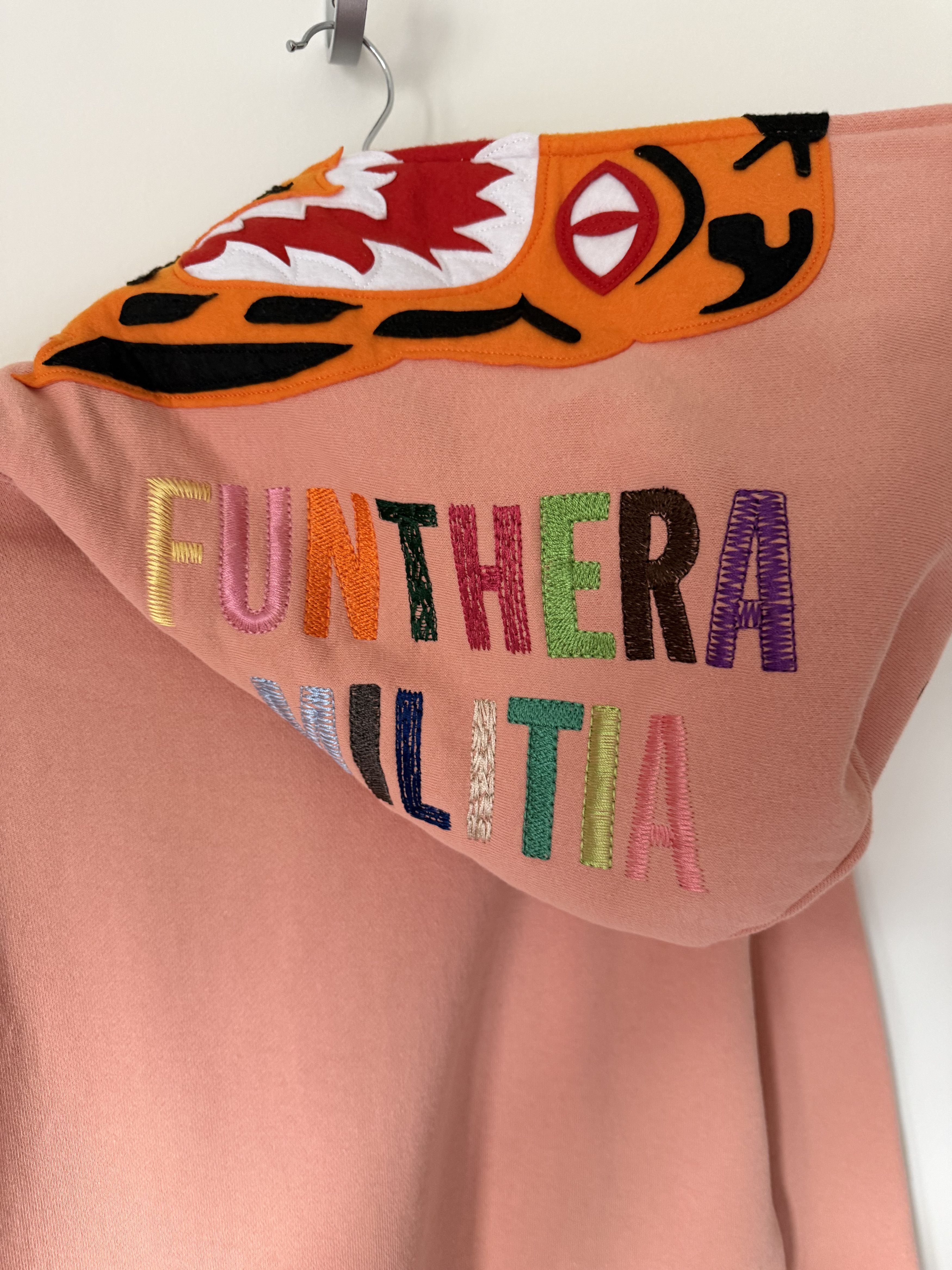 Bape Bape Tiger Full Zip Hoodie in Pink Size US L / EU 52-54 / 3 - 12 Thumbnail