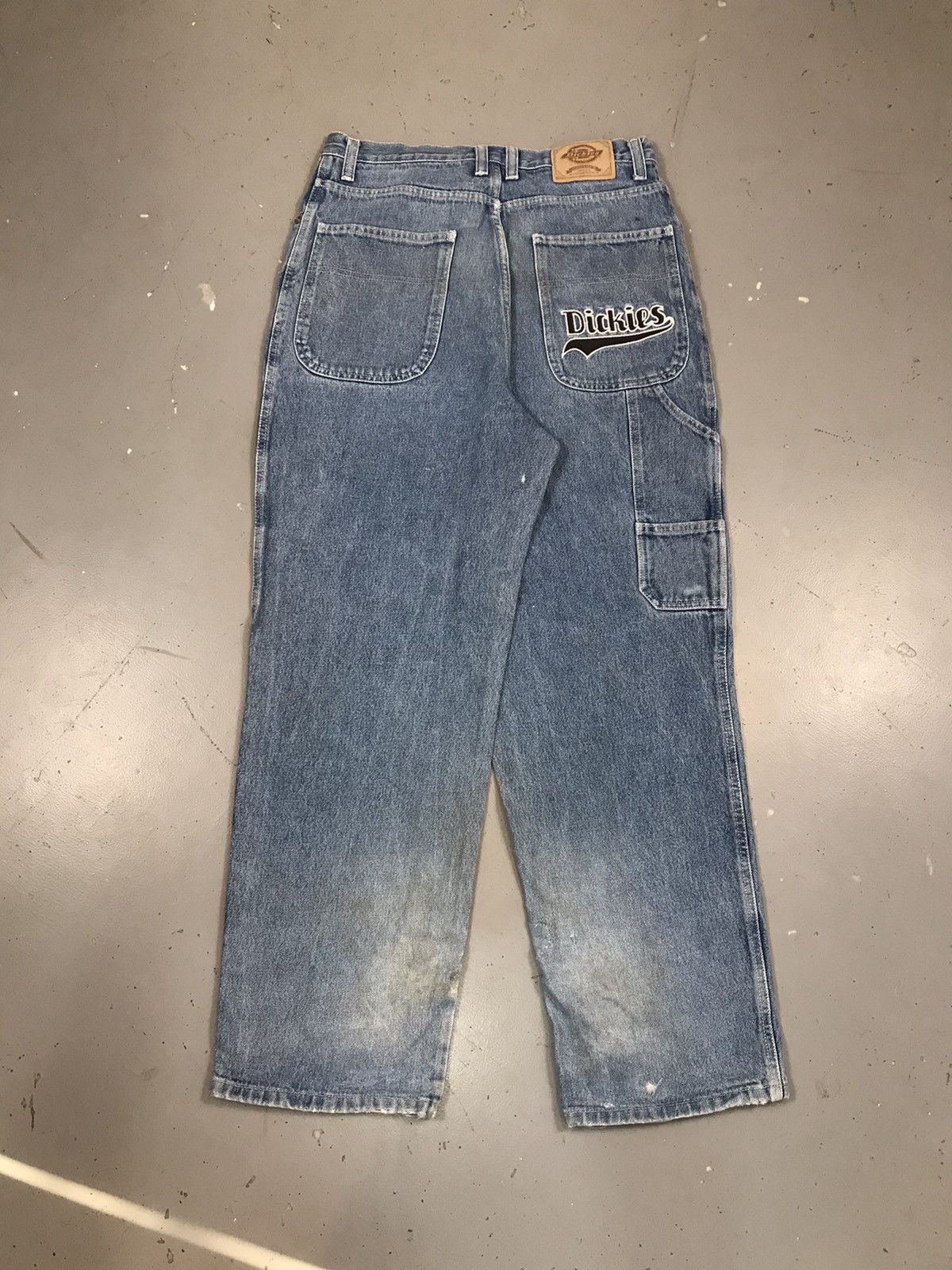Dickies × Vintage Vintage Dickies big baddy embroidered denim Size US 31 - 1 Thumbnail