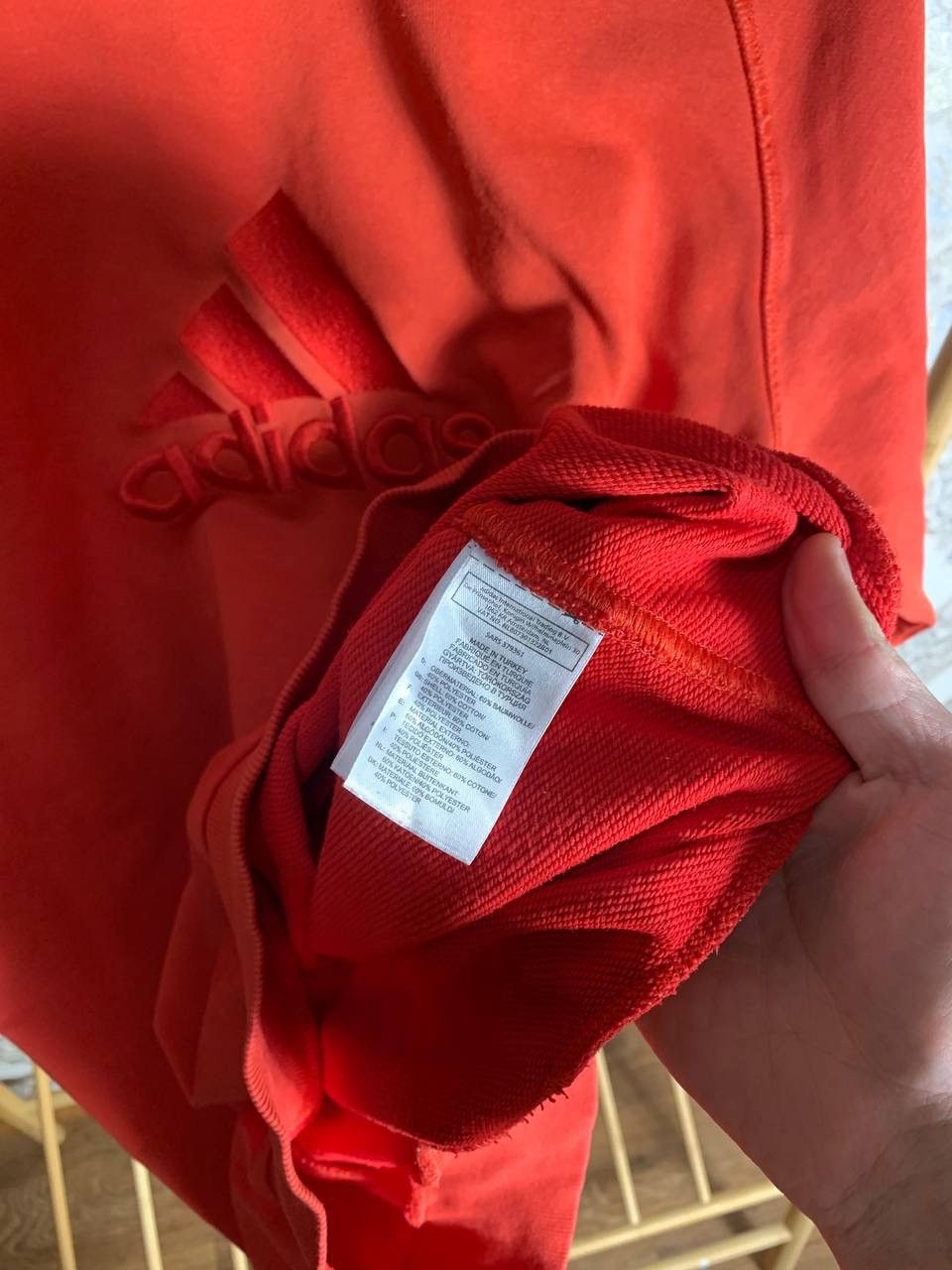 Adidas × Vintage VERY RARE ADIDAS SWEATSHIRT BIG LOGO Y2K RETRO 90s HYPE Size US L / EU 52-54 / 3 - 6 Thumbnail