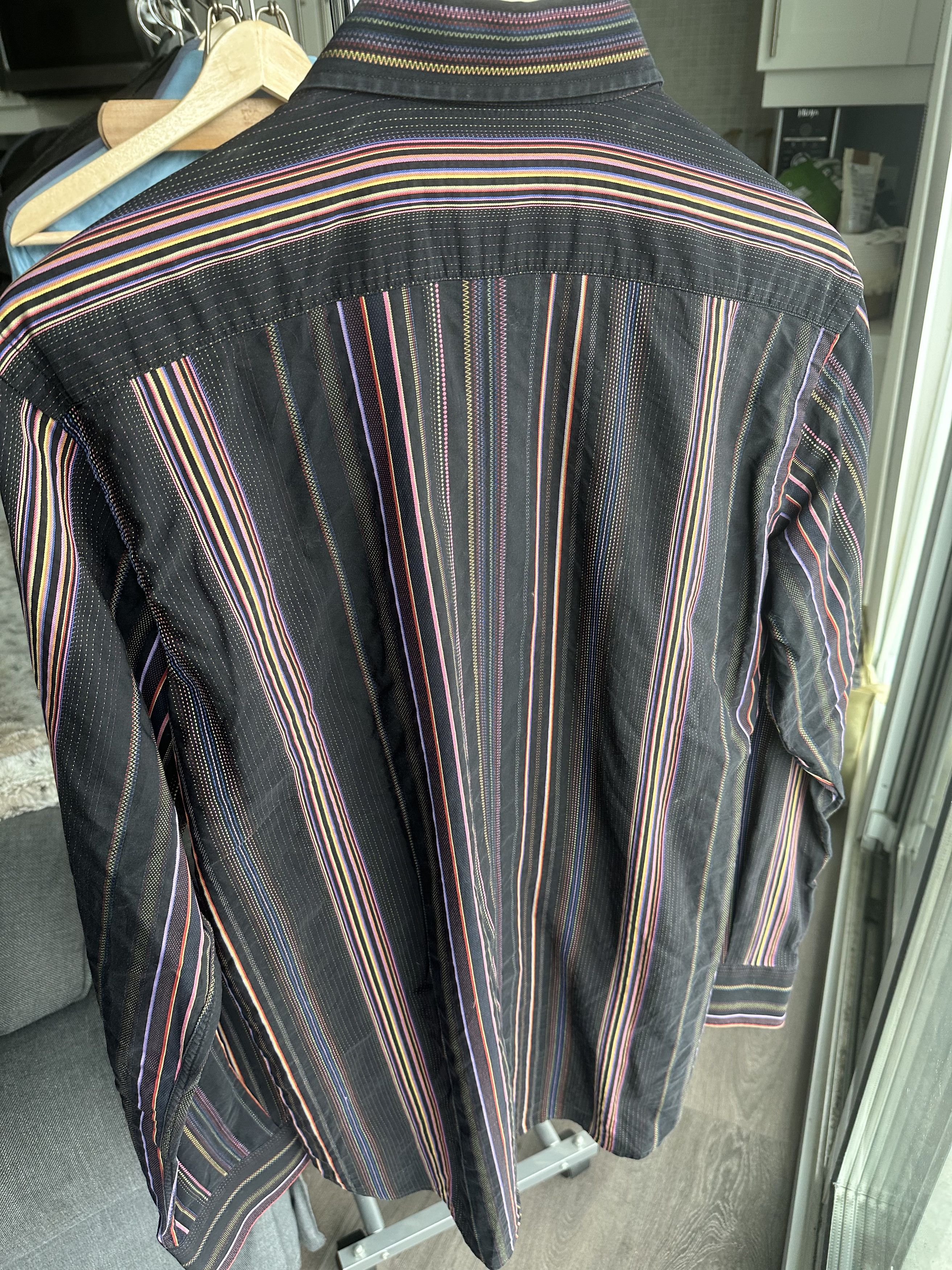 Etro Woven Multicolor Dress Shirt Size US M / EU 48-50 / 2 - 4 Thumbnail