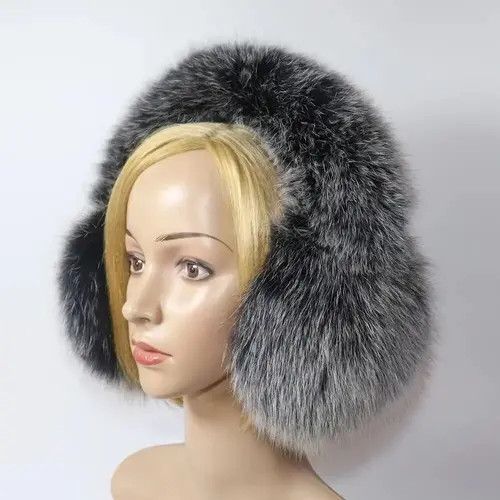 VIBE Genuine Fur Earmuffs For Winter Size ONE SIZE - 2 Thumbnail