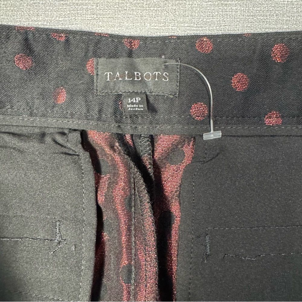 Talbots New Talbots Kick Crop Pants In Holiday Dot Size 14 Petite Size 36" / US 14 / IT 50 - 7 Thumbnail