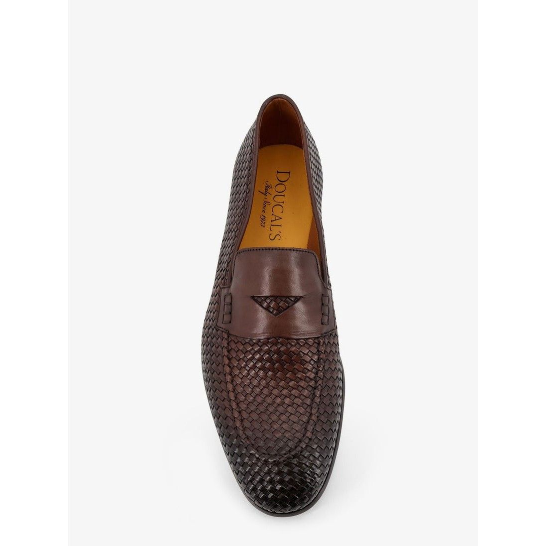 Other DOUCALS Braidy Brown Leather Loafers New & Authentic (Men's Size US 13 / EU 46 - 5 Thumbnail