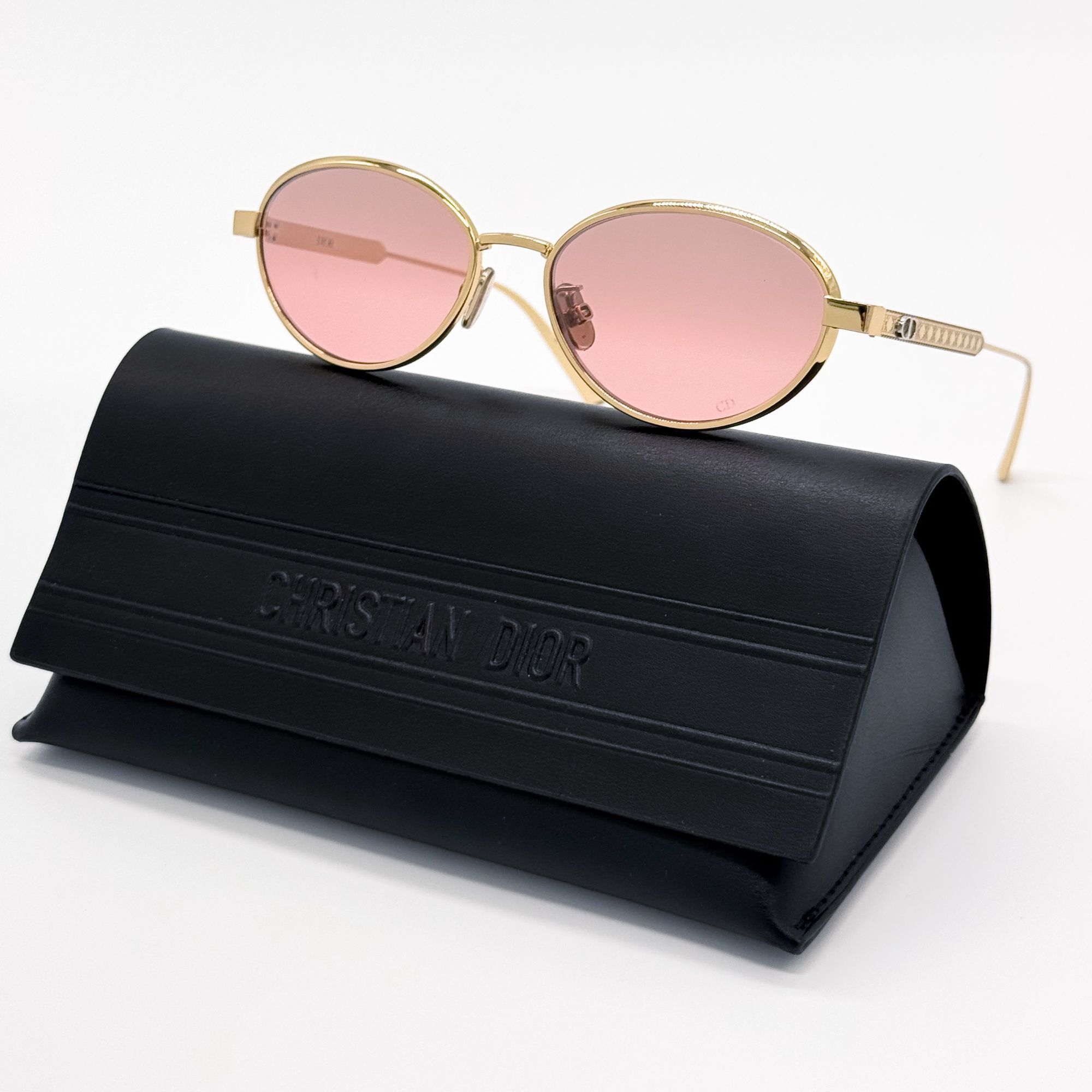 Dior NEW DIOR DIORCANNAGE R1U B0R6 SUNGLASSES WOMEN GOLD EYEWEAR Size ONE SIZE - 1 Thumbnail