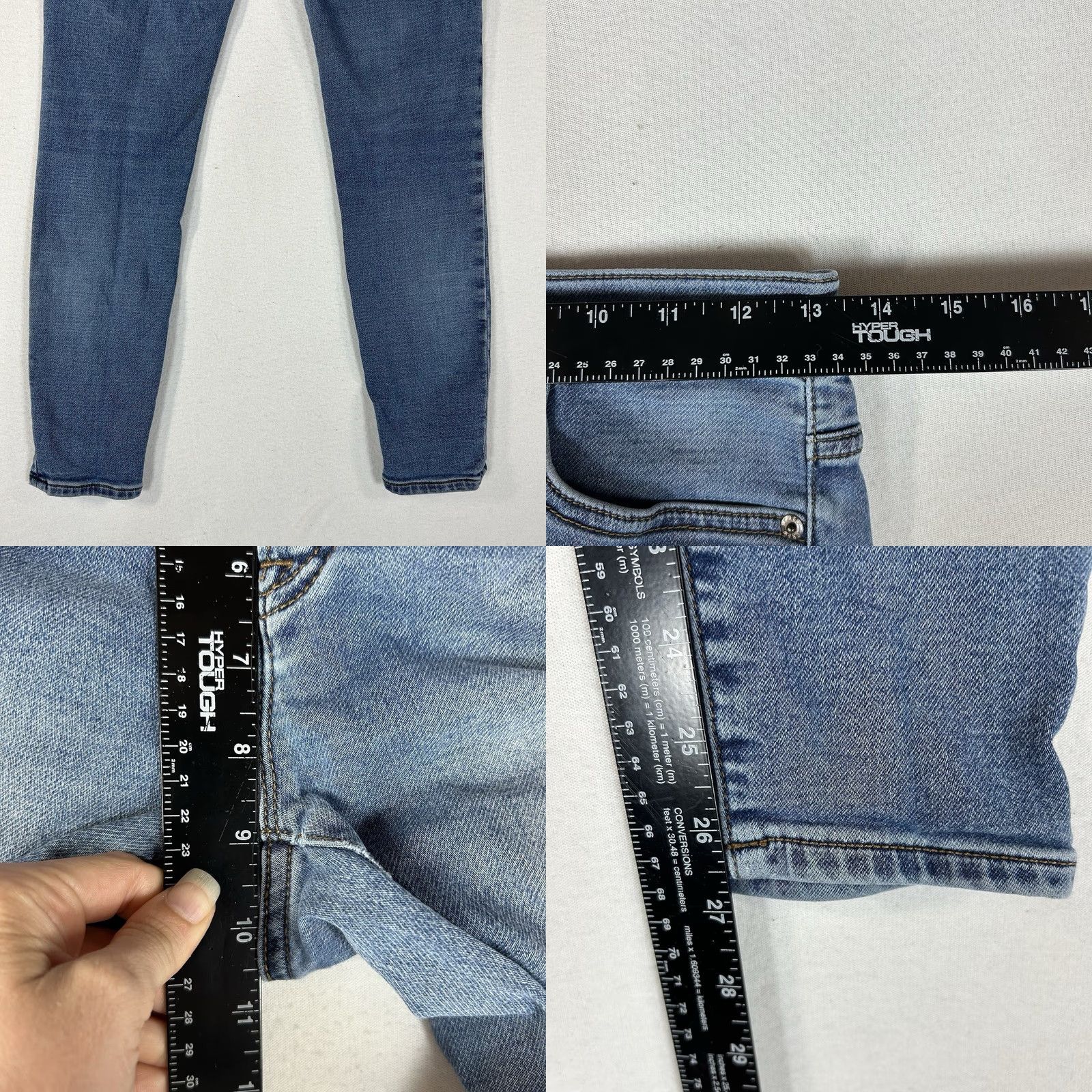J.Crew J. Crew Skinny Jeans Women's 27 Mid Rise Stretch Blue Denim Medium Wash Casual Slim Fit 5-Pocket Design Womens Size 27" / US 4 / IT 40 - 8 Thumbnail
