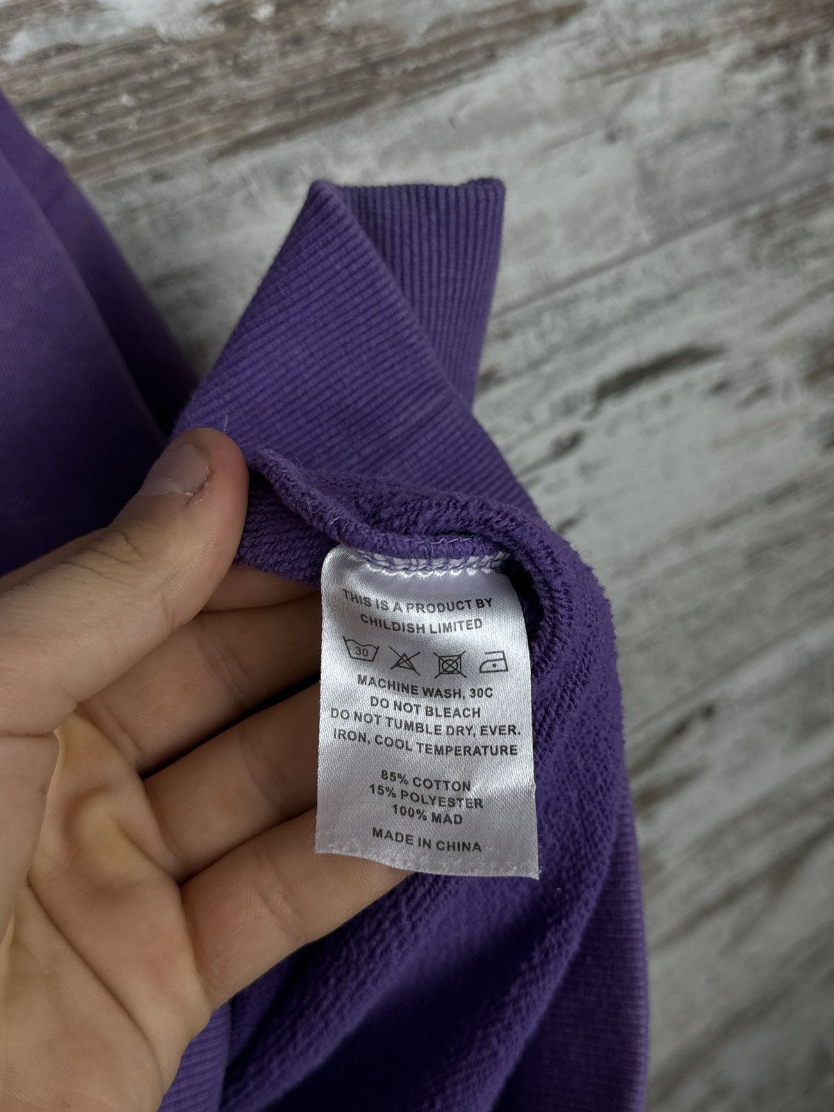 Designer Childish Robs Motors 90s Purple Hoodie Big Logo Y2K Racing Size US M / EU 48-50 / 2 - 9 Thumbnail