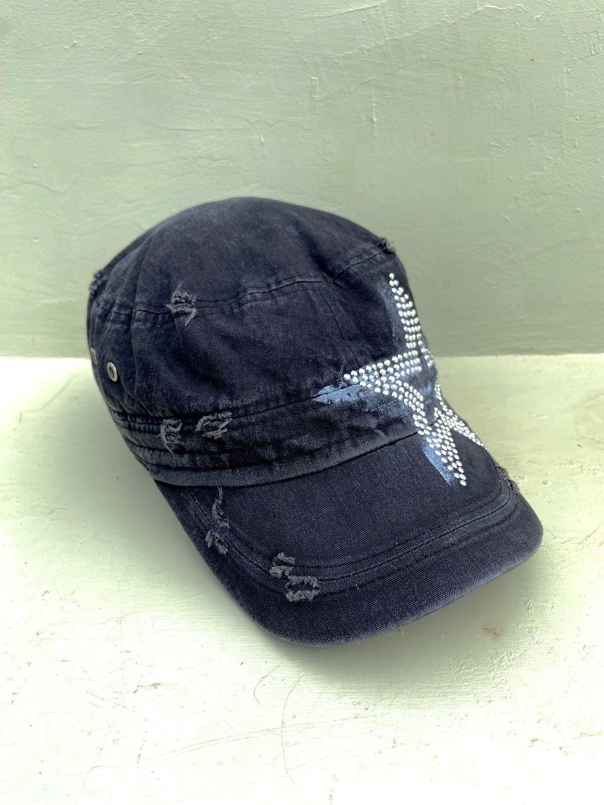 If Six Was Nine 2000s star big studded patrol hat Size ONE SIZE - 4 Thumbnail