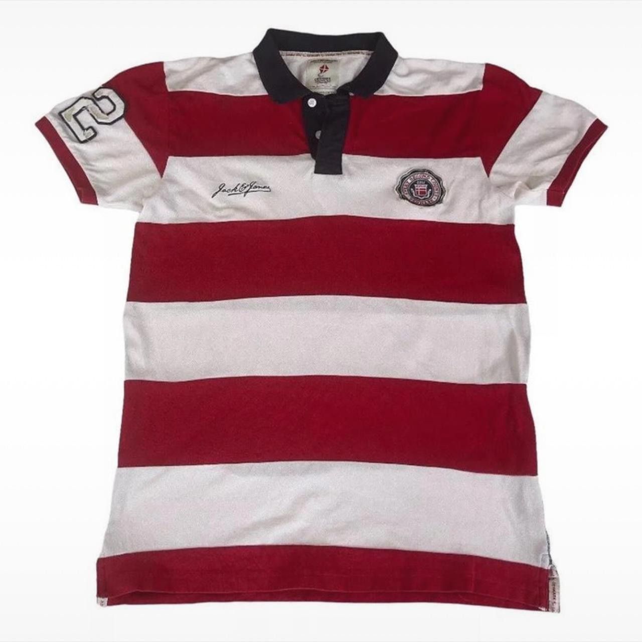 Jack & Jones Denmark 2012 London Olympics Polo T-Shirt Jack & Jones Red Size US L / EU 52-54 / 3 - 1 Thumbnail