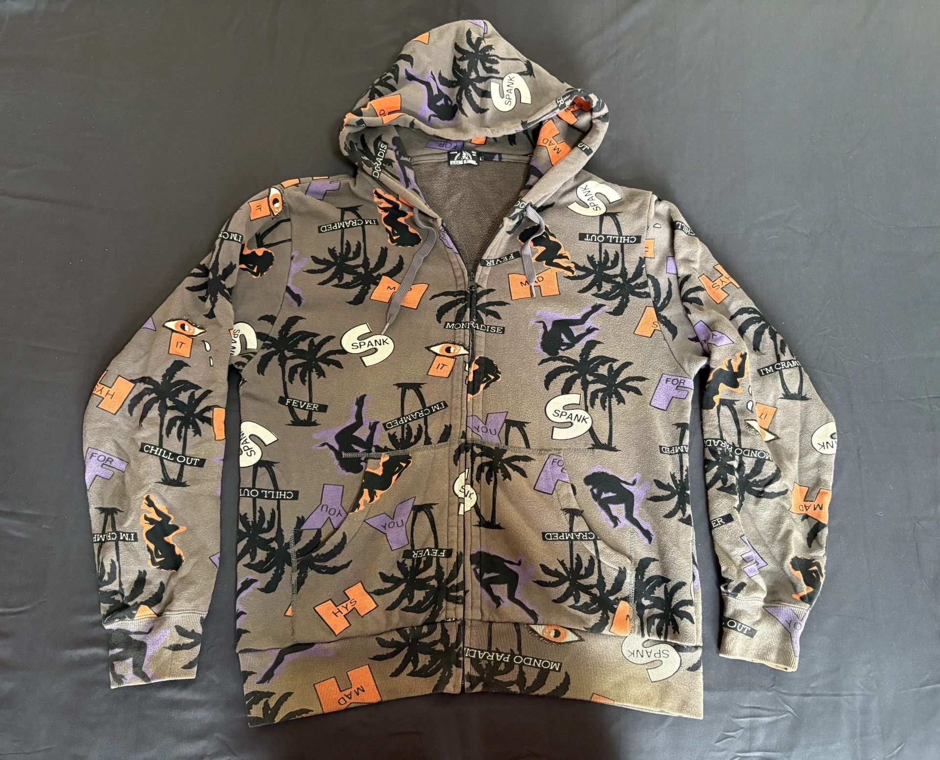 Hysteric Glamour Hysteric Glamour Vintage Printed Hoodie Rare Plus Size Size L / US 10 / IT 46 - 1 Thumbnail