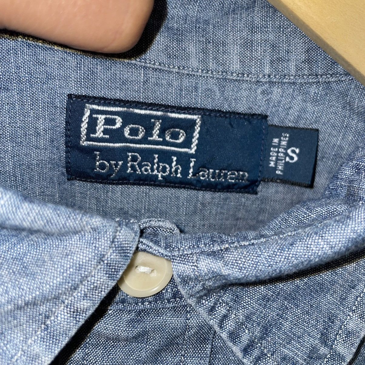 Polo Ralph Lauren × Ralph Lauren × Ralph Lauren Blue Label Polo Ralph Lauren Painter Denim Button Up Shirt Size US S / EU 44-46 / 1 - 7 Thumbnail