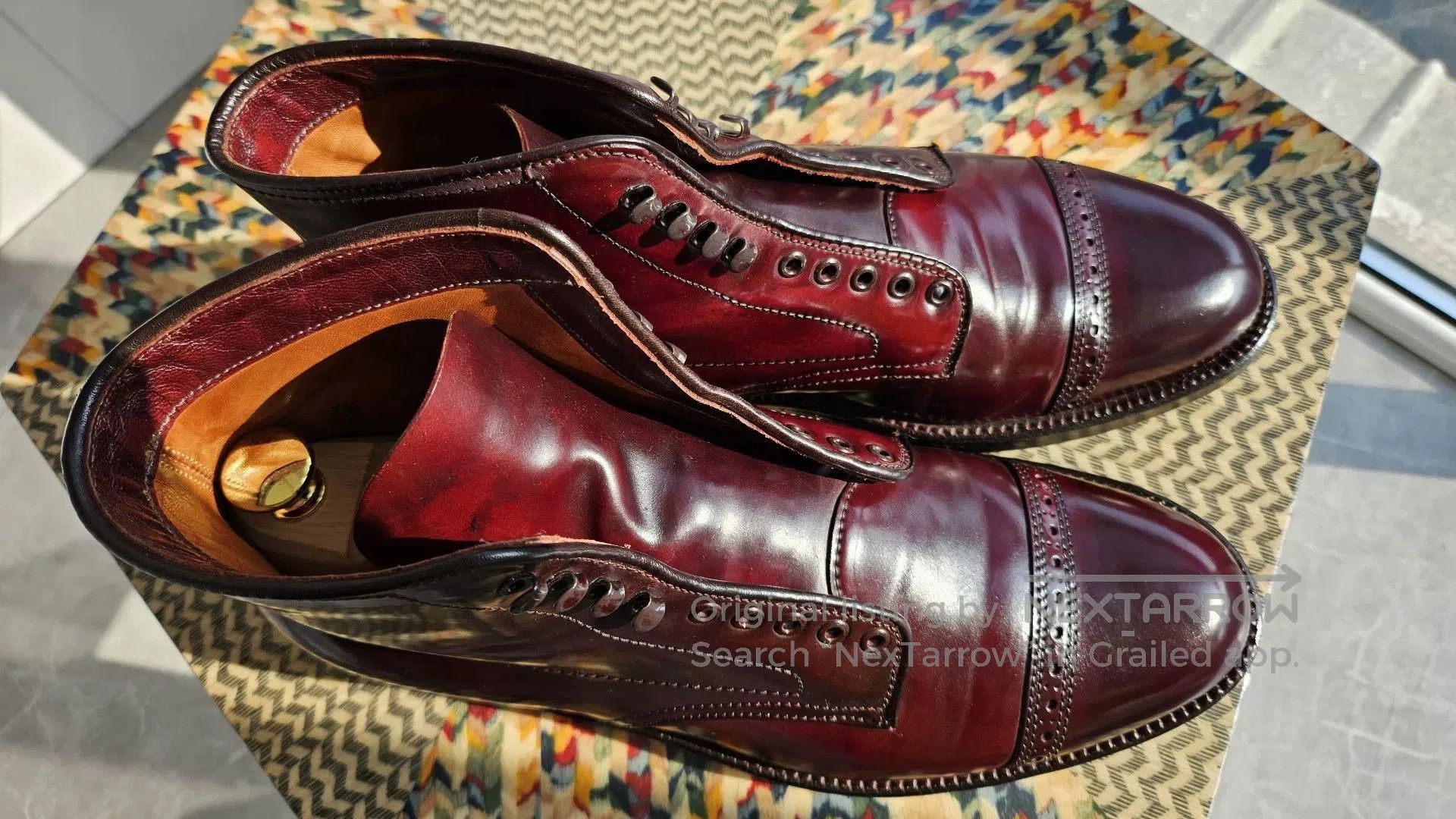 Alden Alden Horween Shell Cordovan Paratrooper Boots. Size US 7.5 / EU 40-41 - 1 Thumbnail