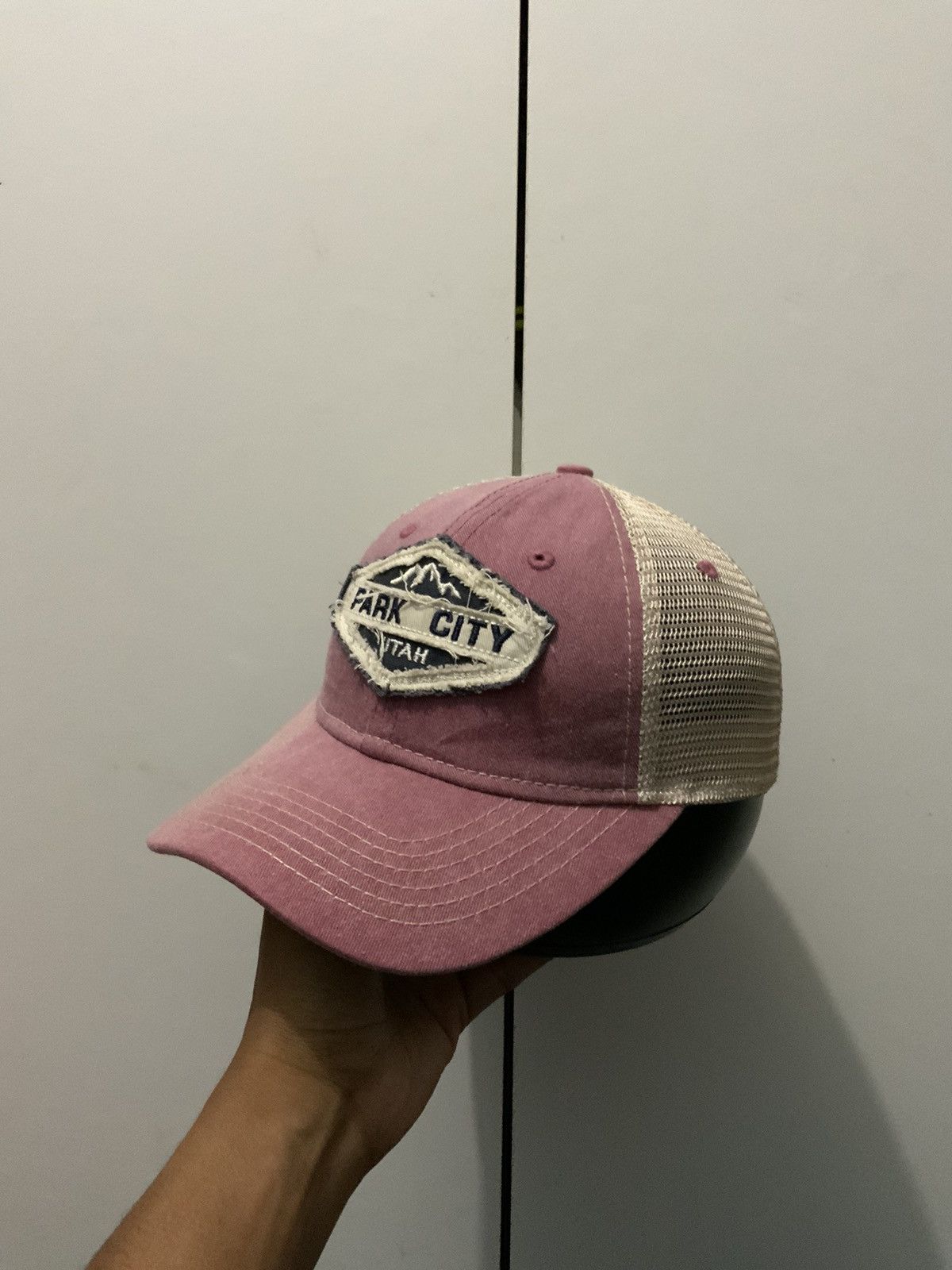 Japanese Brand Park City Utah Distressed Patches Hat by Blue Size ONE SIZE - 2 Thumbnail