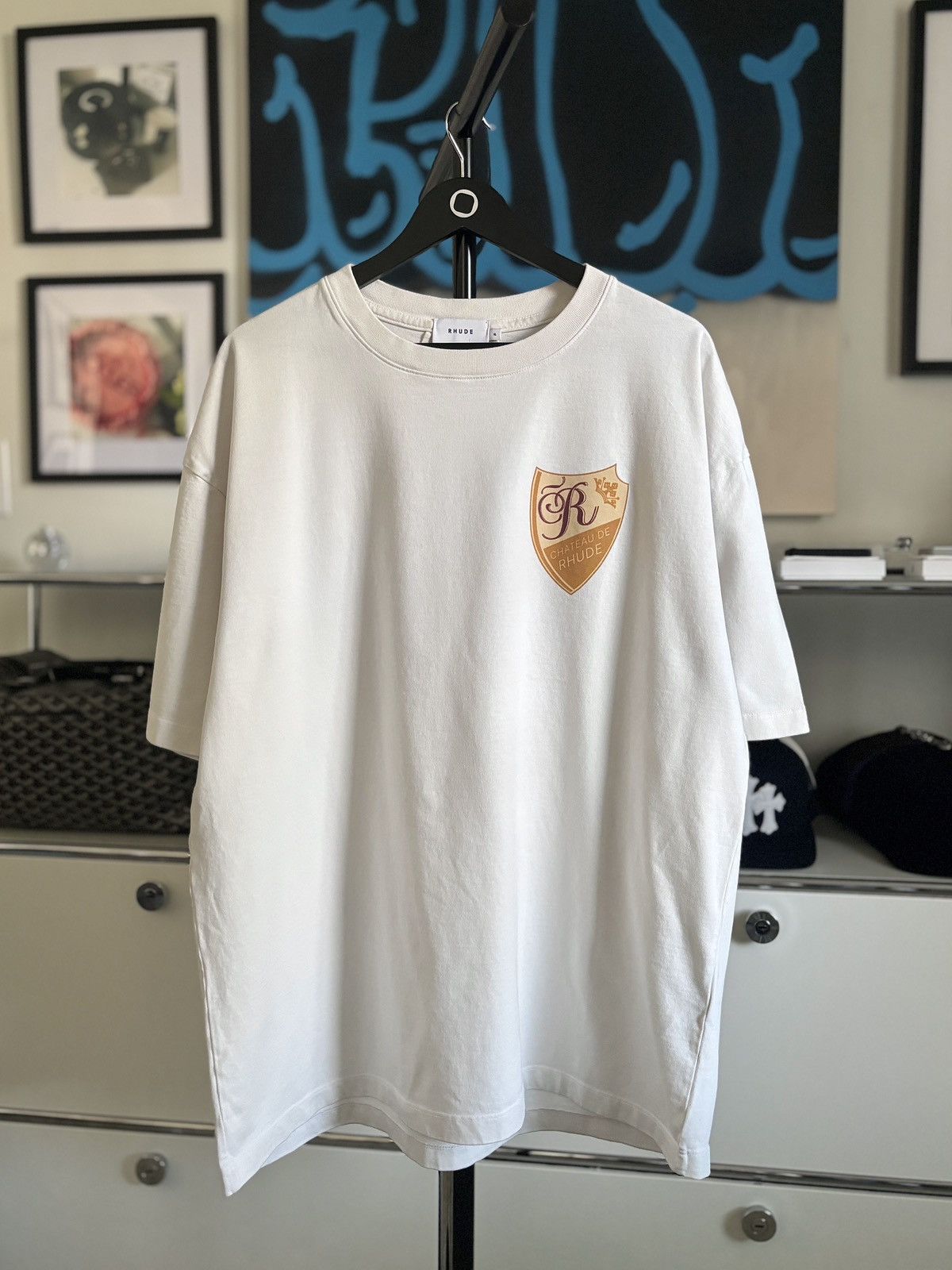 Rhude RHUDE CHATEAU LOGO GRAPHIC TEE Size US XL / EU 56 / 4 - 2 Thumbnail