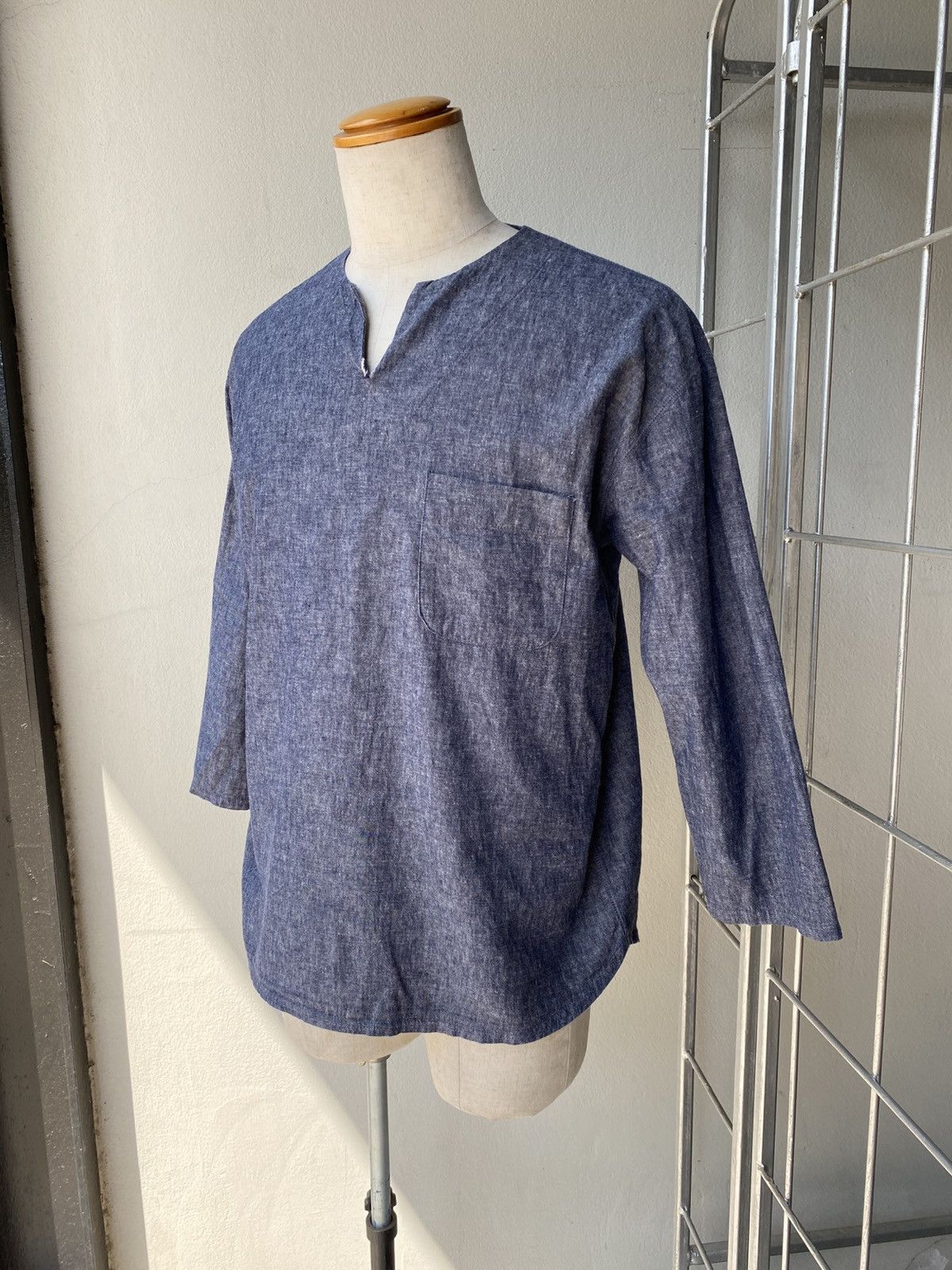 Easy Earl Life EEL Easy Earl Life Blue V-Neck Long Sleeve Shirt Size US S / EU 44-46 / 1 - 1 Thumbnail