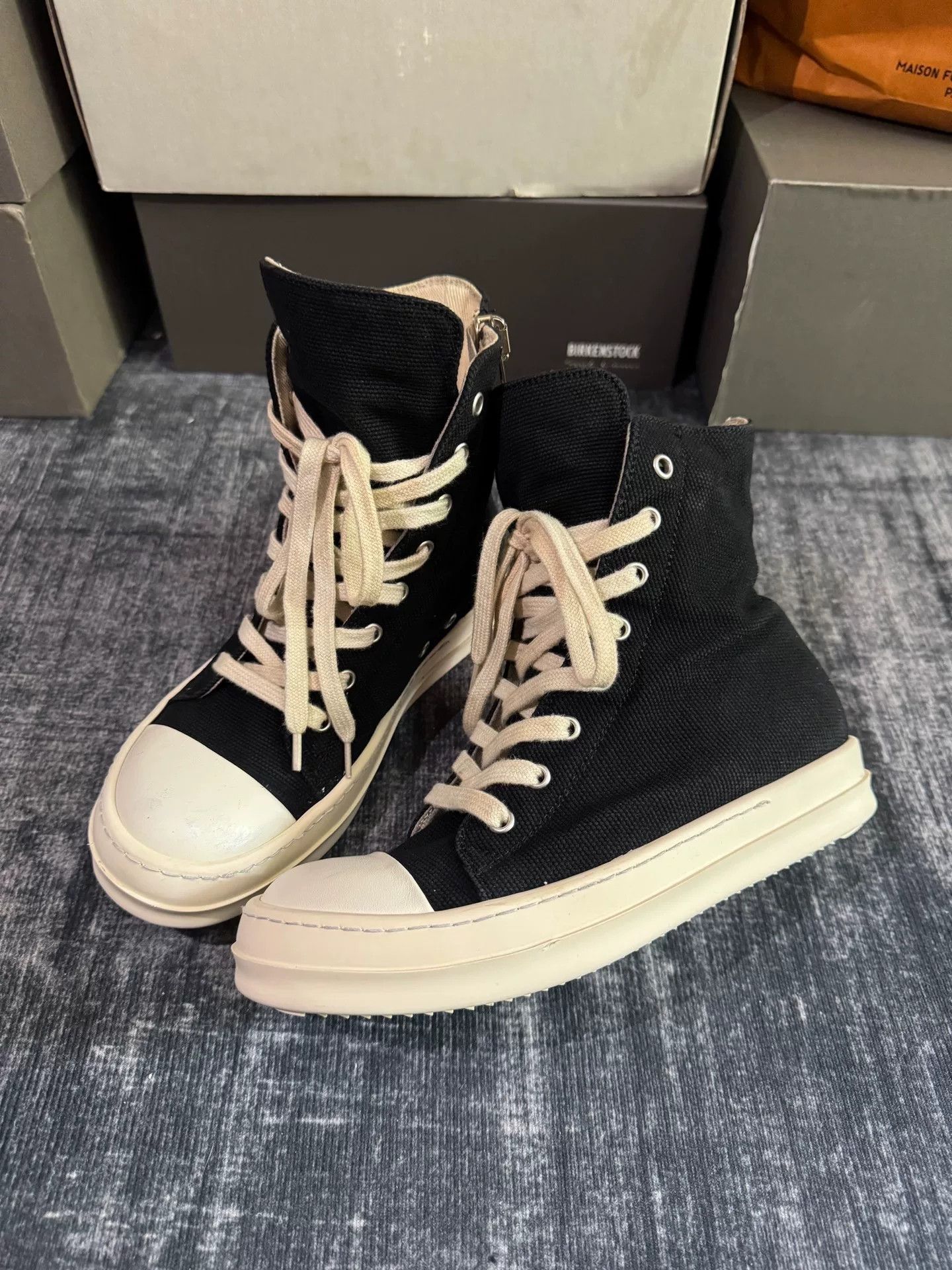Rick Owens Rick Owens Hitop Sneakers 36 Women Size US 6 / IT 36 - 1 Thumbnail