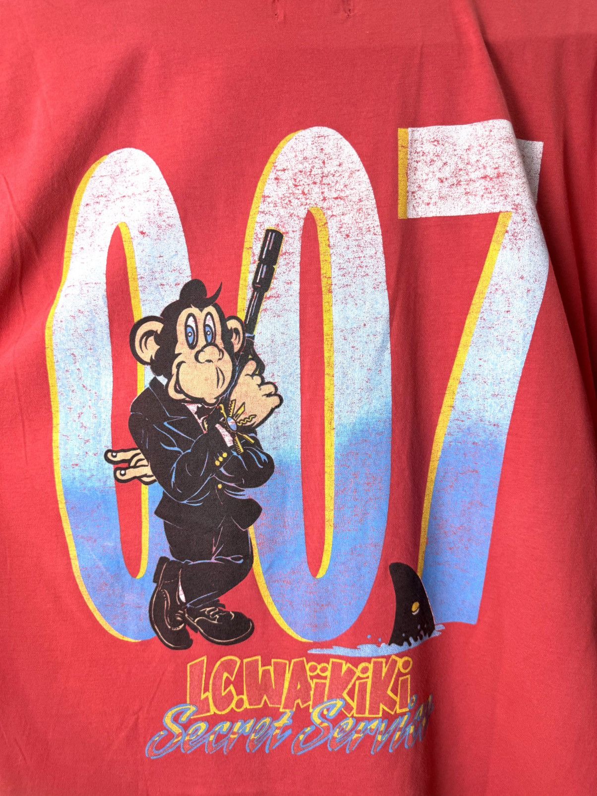 Band Tees Vintage 80-90’s Agent 007 James Bond Art Cartoon T Shirt Size US L / EU 52-54 / 3 - 10 Thumbnail