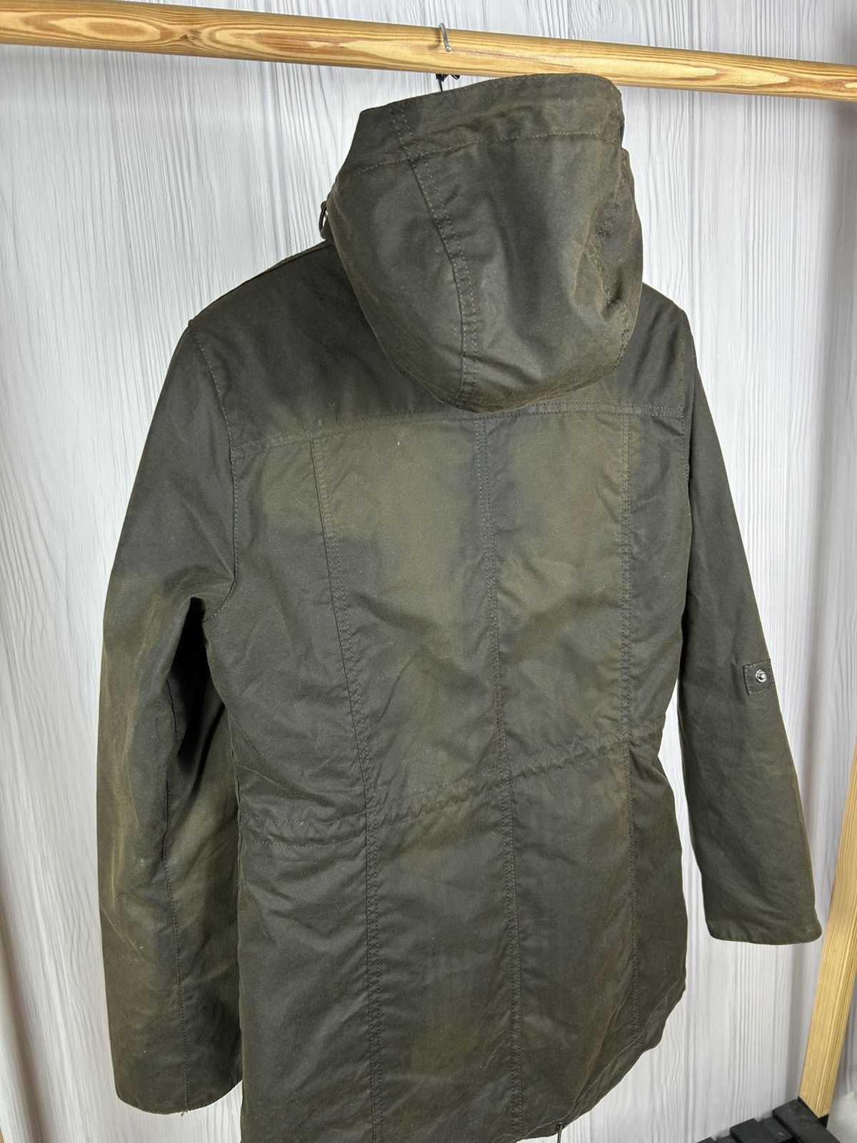 Barbour Barbour Winter Force Waxed Parka Jacket Size 10 Size M / US 6-8 / IT 42-44 - 9 Thumbnail