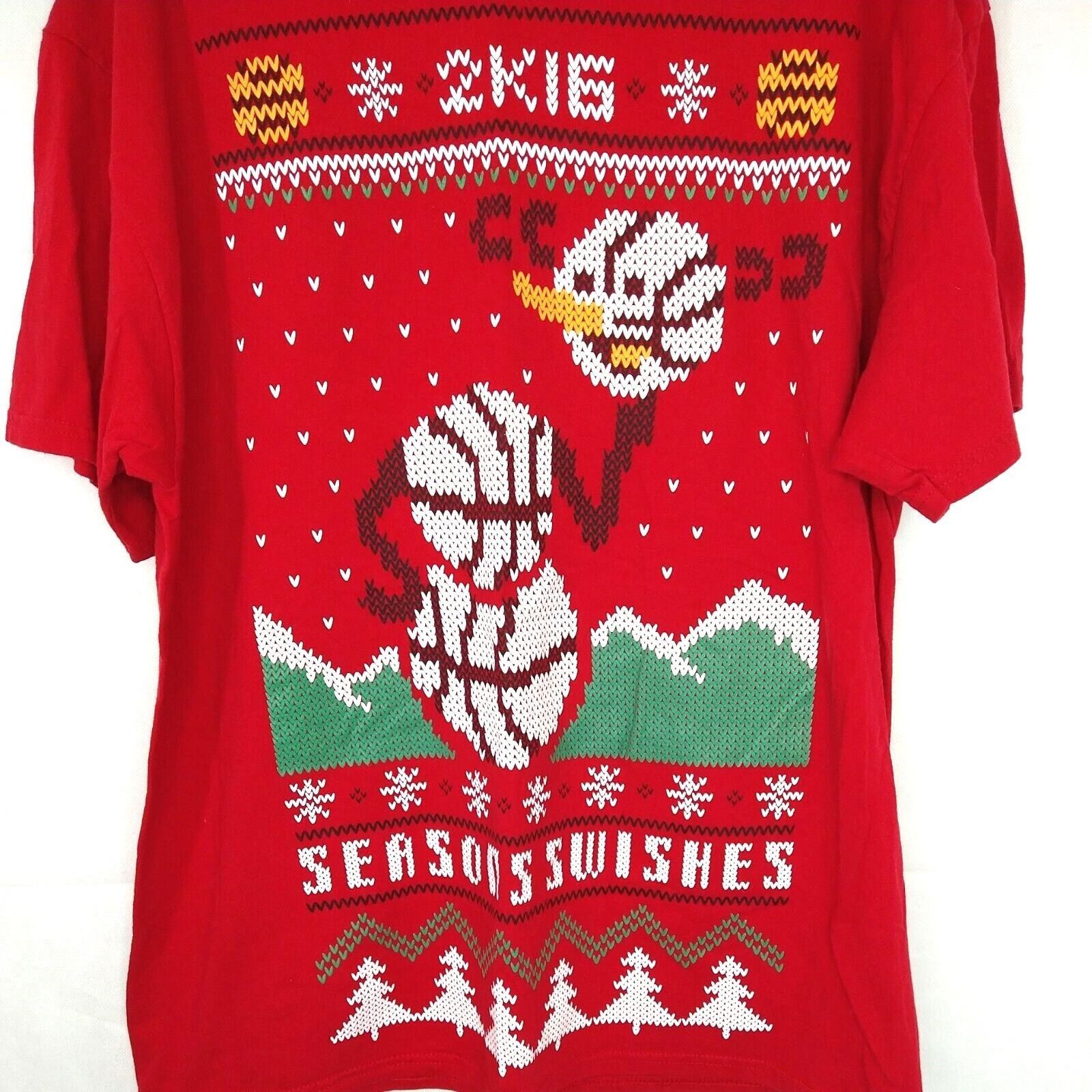 Hanes Hanes Comfort Soft 2016 Christmas T-Shirt Men Size XL Red Size US XL / EU 56 / 4 - 2 Thumbnail