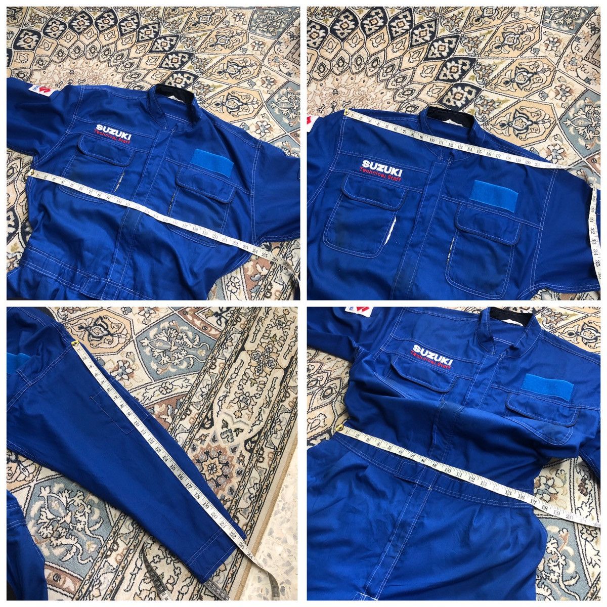 Vintage Vintage Suzuki Racing Technical Team Coverall/Jumpsuit Size US XL / EU 56 / 4 - 20 Thumbnail
