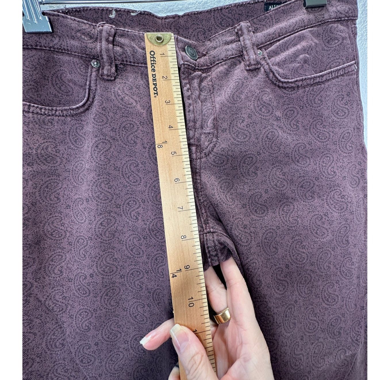 Allsaints AllSaints Spitalfields Jacks Place Paisley skinny Jeans 30 Size 30" / US 8 / IT 44 - 12 Thumbnail