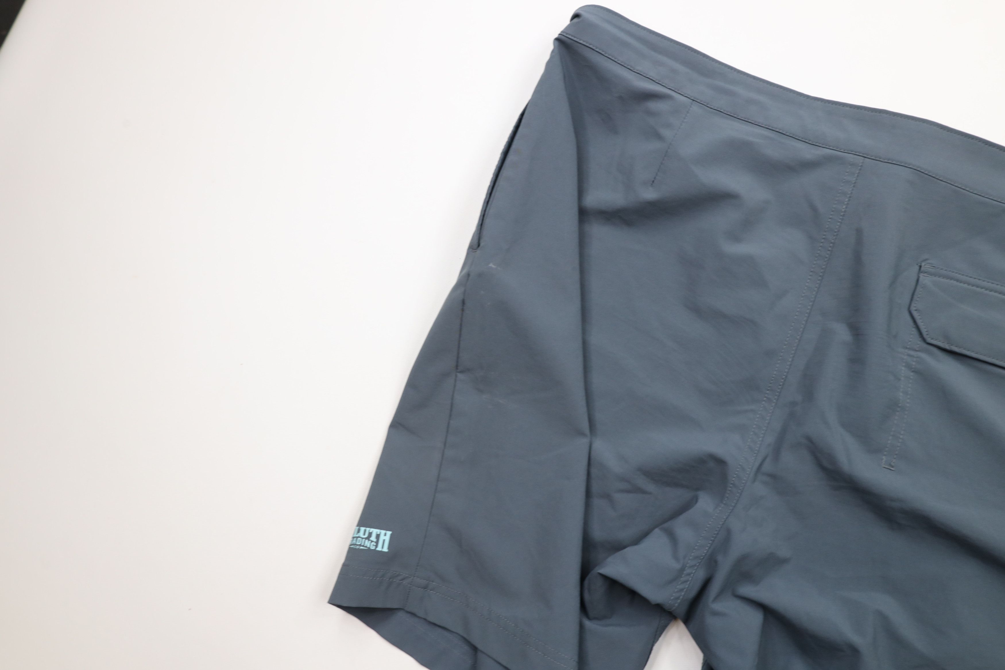 Duluth Trading Company × Vintage Duluth Trading Co Bull Moose Swim Board Shorts Gray Size US 40 / EU 56 - 9 Thumbnail