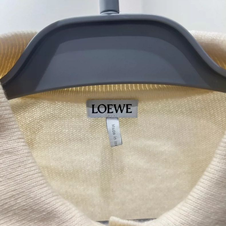 Loewe LOEWE White and gray wool sweater Size XS / US 0-2 / IT 36-38 - 3 Thumbnail
