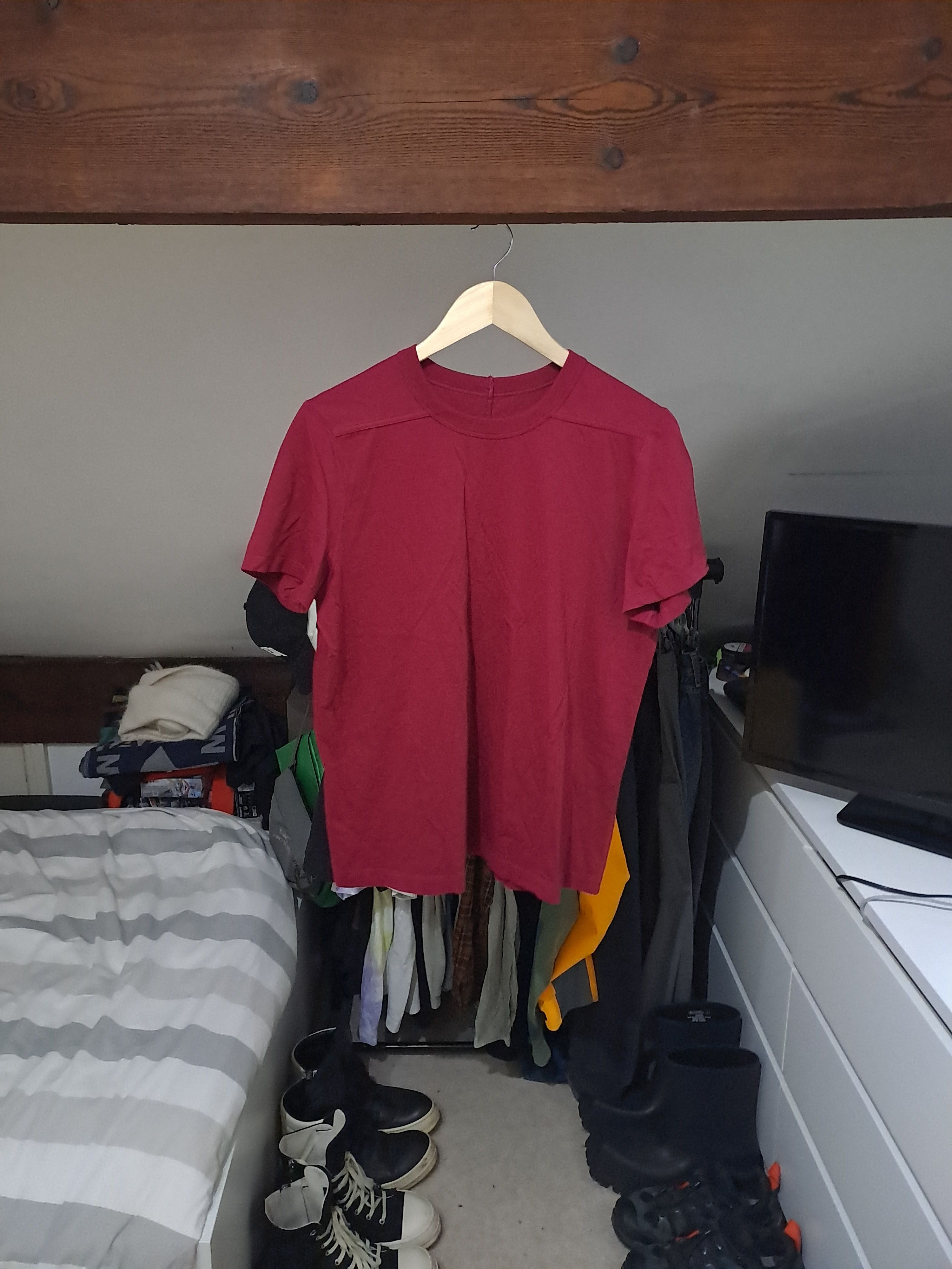 Rick Owens Fuchsia Short Level T-Shirt
