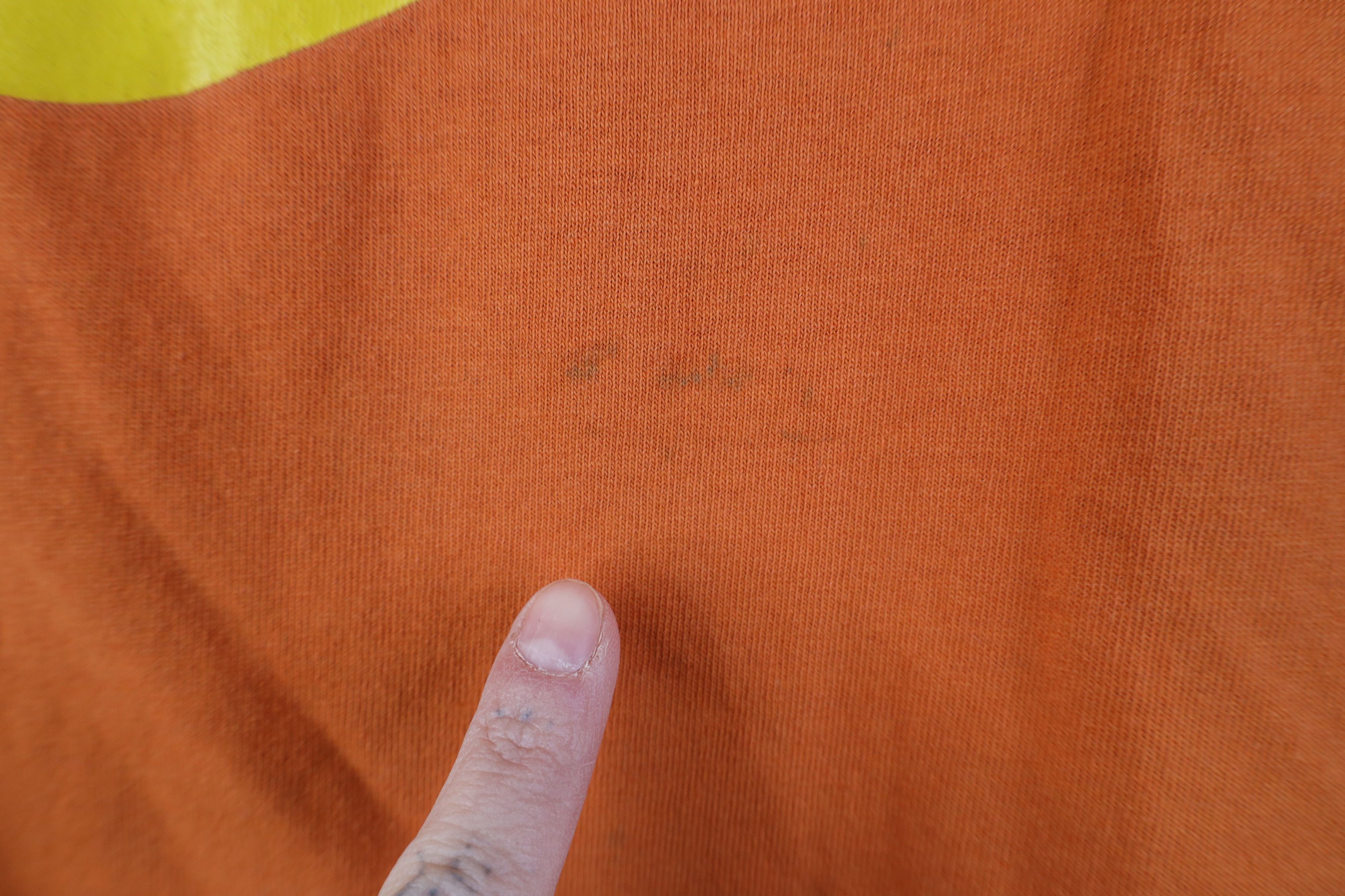 Nike Vintage 90s Y2K Nike Scott Big Center Swoosh T-Shirt Orange Size US XL / EU 56 / 4 - 5 Thumbnail