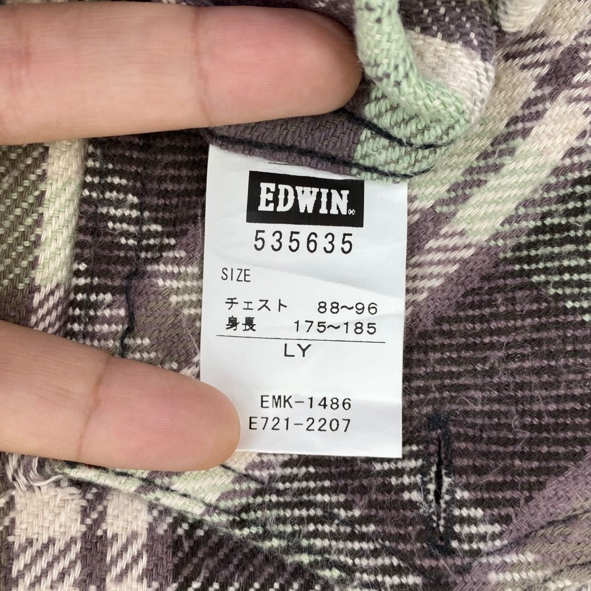 Edwin EDWIN Over Works Factory Check Tartan Western Flannel Size US M / EU 48-50 / 2 - 7 Thumbnail