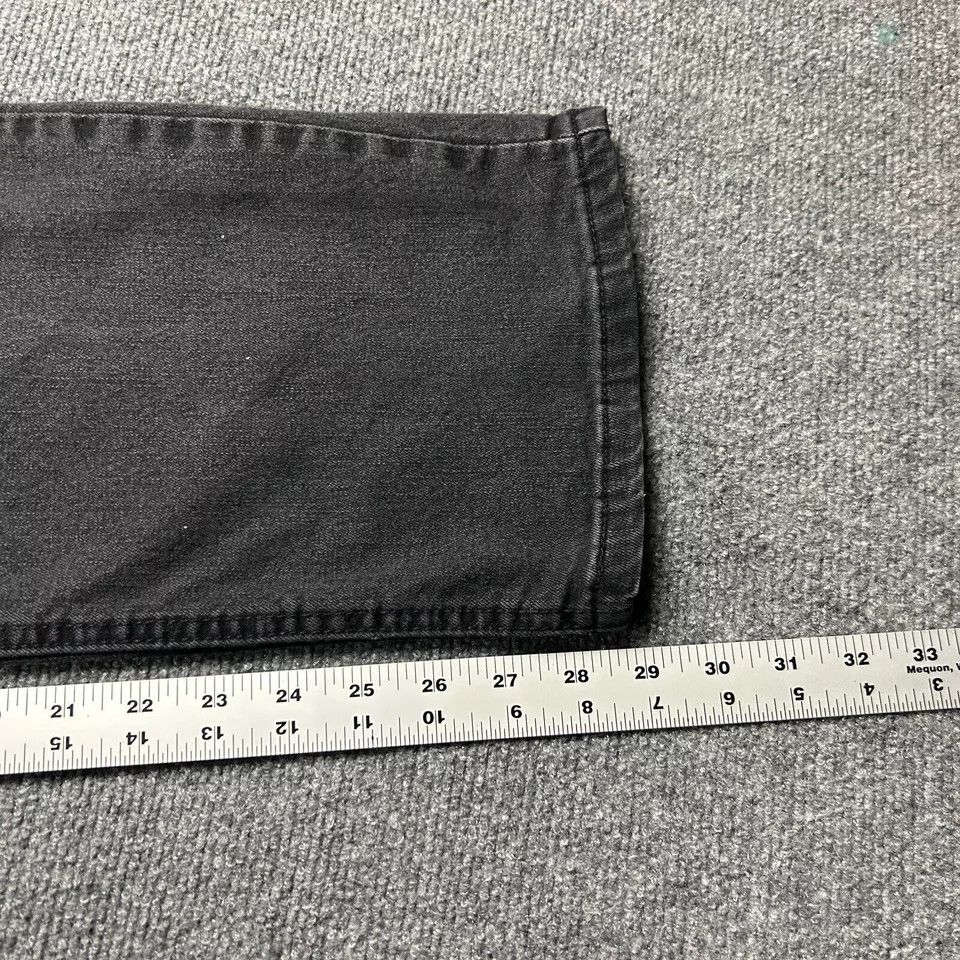 Levi's Levi's Jeans Mens 42x29 Black Denim 541 Skinny Distressed Size US 42 / EU 58 - 3 Thumbnail