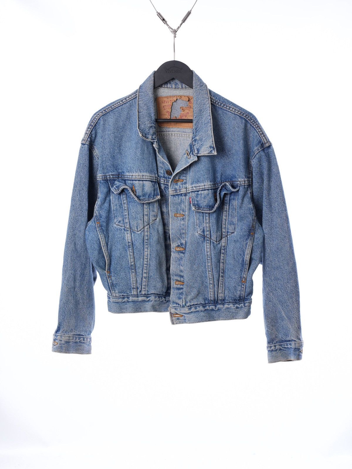 Levi's Vintage 80s Levi’s 70598 4891 Denim Jacket Baggy Jacket USA Size US S / EU 44-46 / 1 - 1 Thumbnail