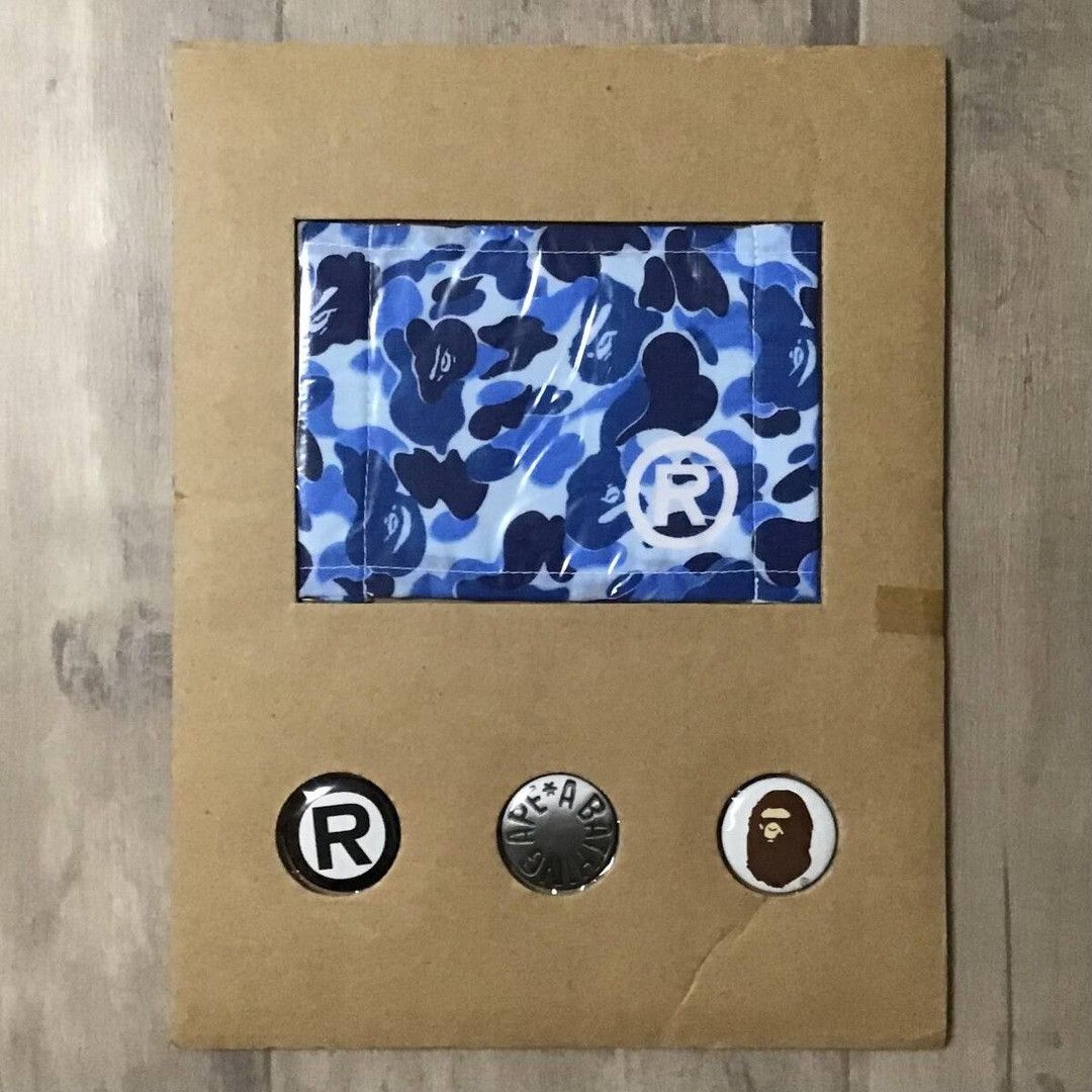 Bape BAPE ABC CAMO Blue Mask & Badge a bathing ape NIGO Size ONE SIZE - 3 Thumbnail