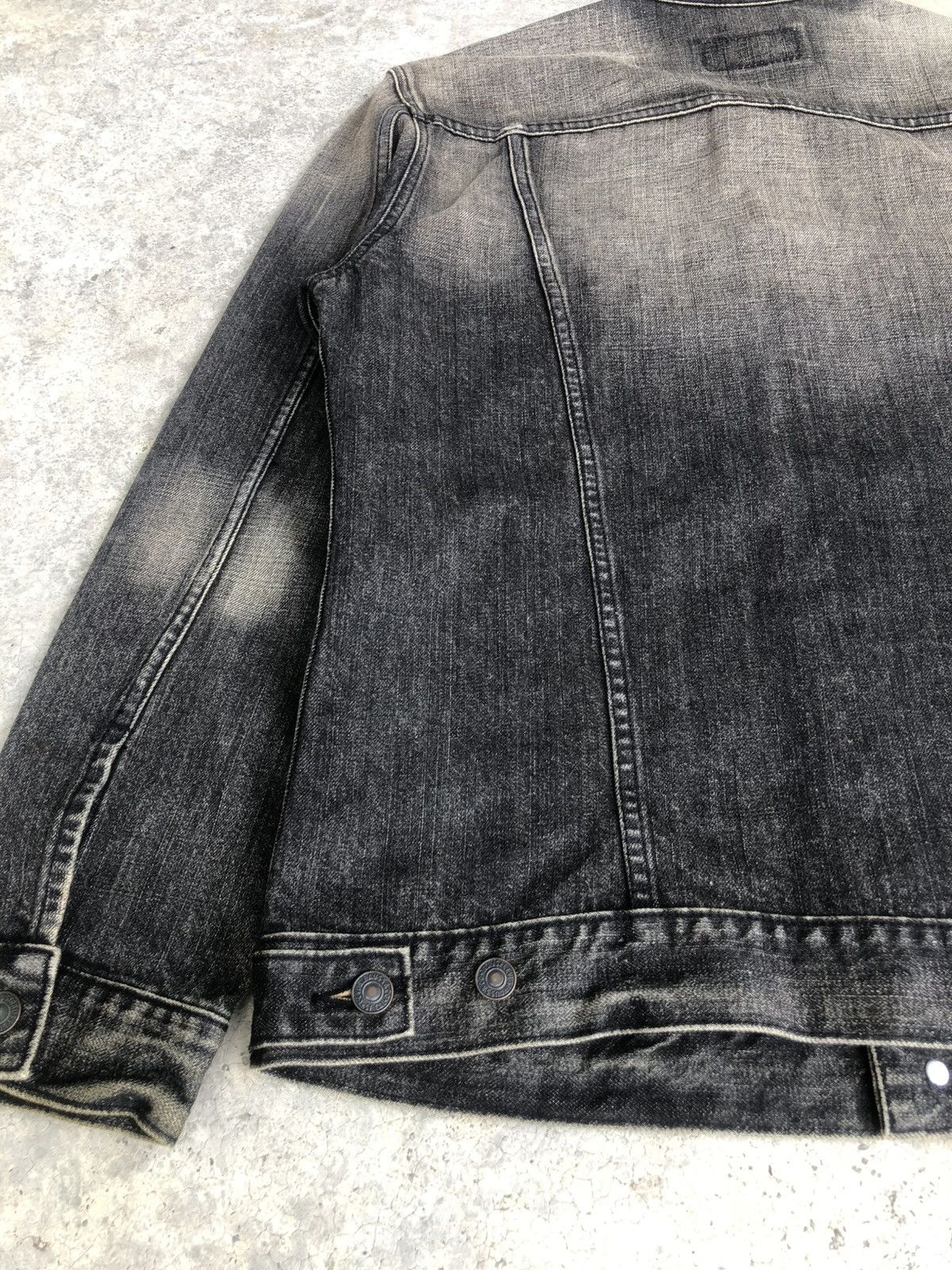 Levi's Y2k Levi’s Denim Jacket Mud Wash Distressed Size US L / EU 52-54 / 3 - 16 Thumbnail
