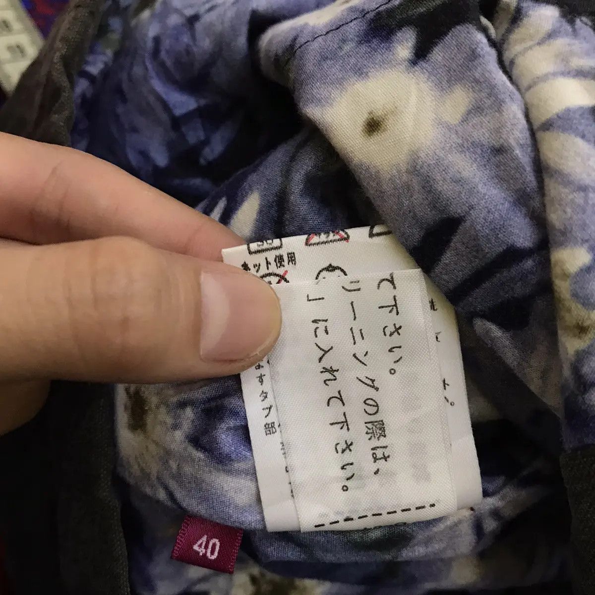 Paul Smith × Vintage Vintage PAUL SMITH JEANS London AOP Floral Denim Jeans Size M / US 6-8 / IT 42-44 - 7 Thumbnail