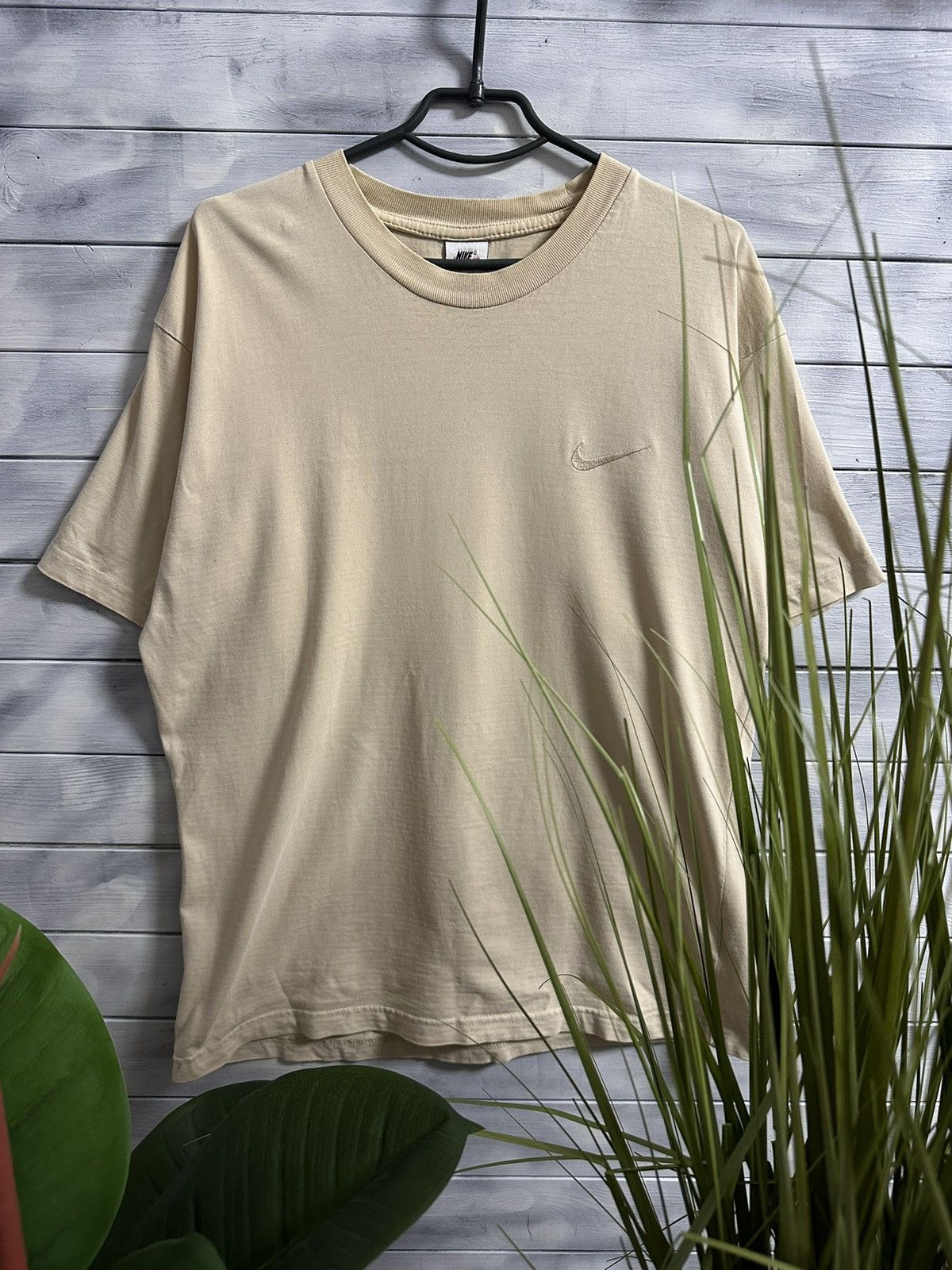 Nike Rare Vintage T-Shirt Nike 90’e Small Swoosh Drill. Size US M / EU 48-50 / 2 - 1 Thumbnail