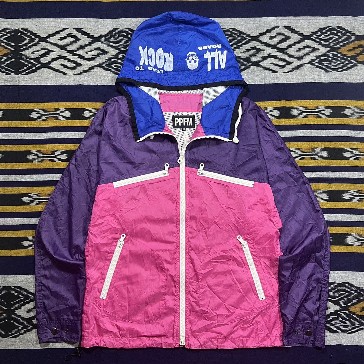 PPFM PPFM Lead To All Rock Roads Colourblock Jacket Size US M / EU 48-50 / 2 - 3 Thumbnail