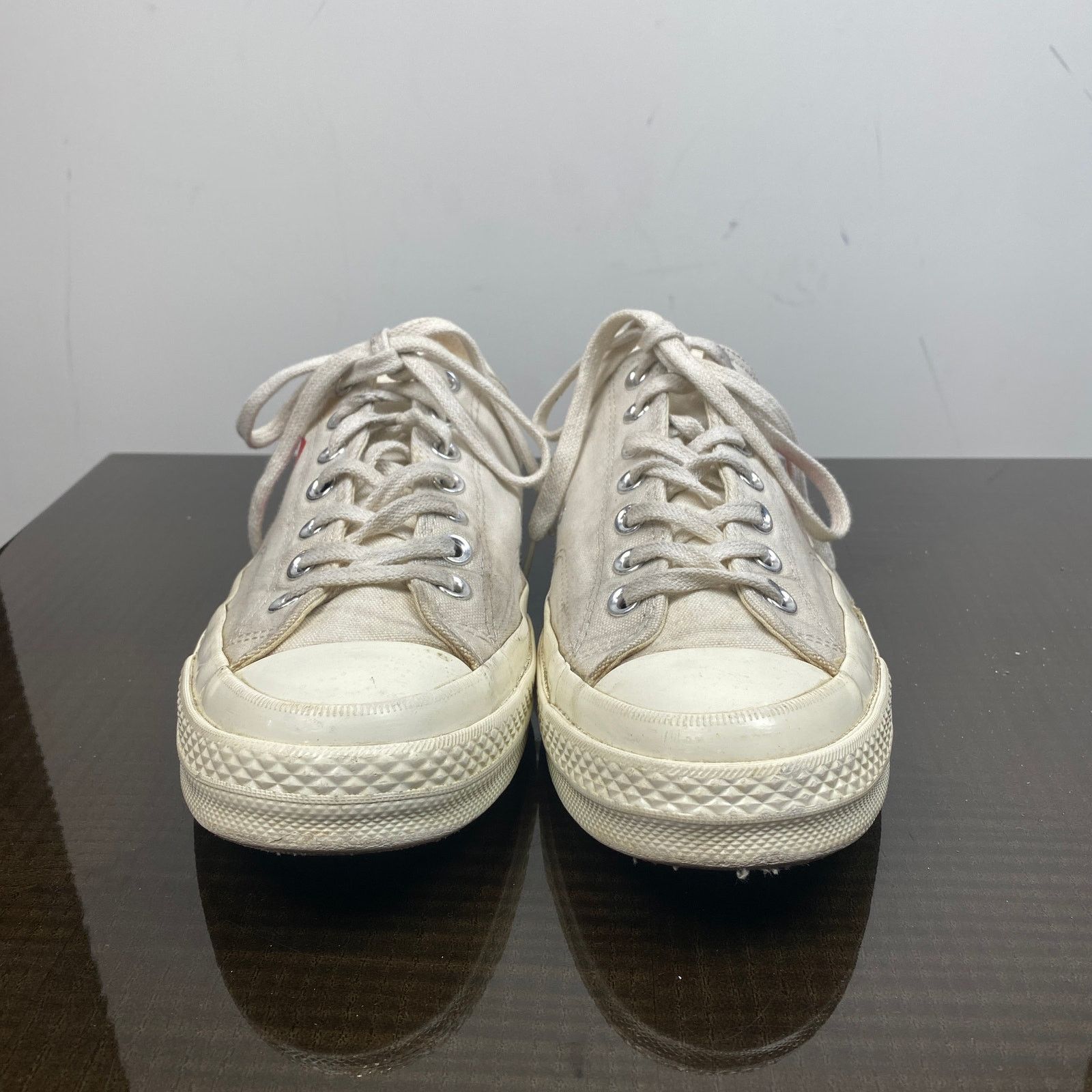 Comme des Garcons PLAY × Converse Converse Comme des Garcons Play Heart Low Sneakers Men's 9 Size US 9 / EU 42 - 2 Thumbnail