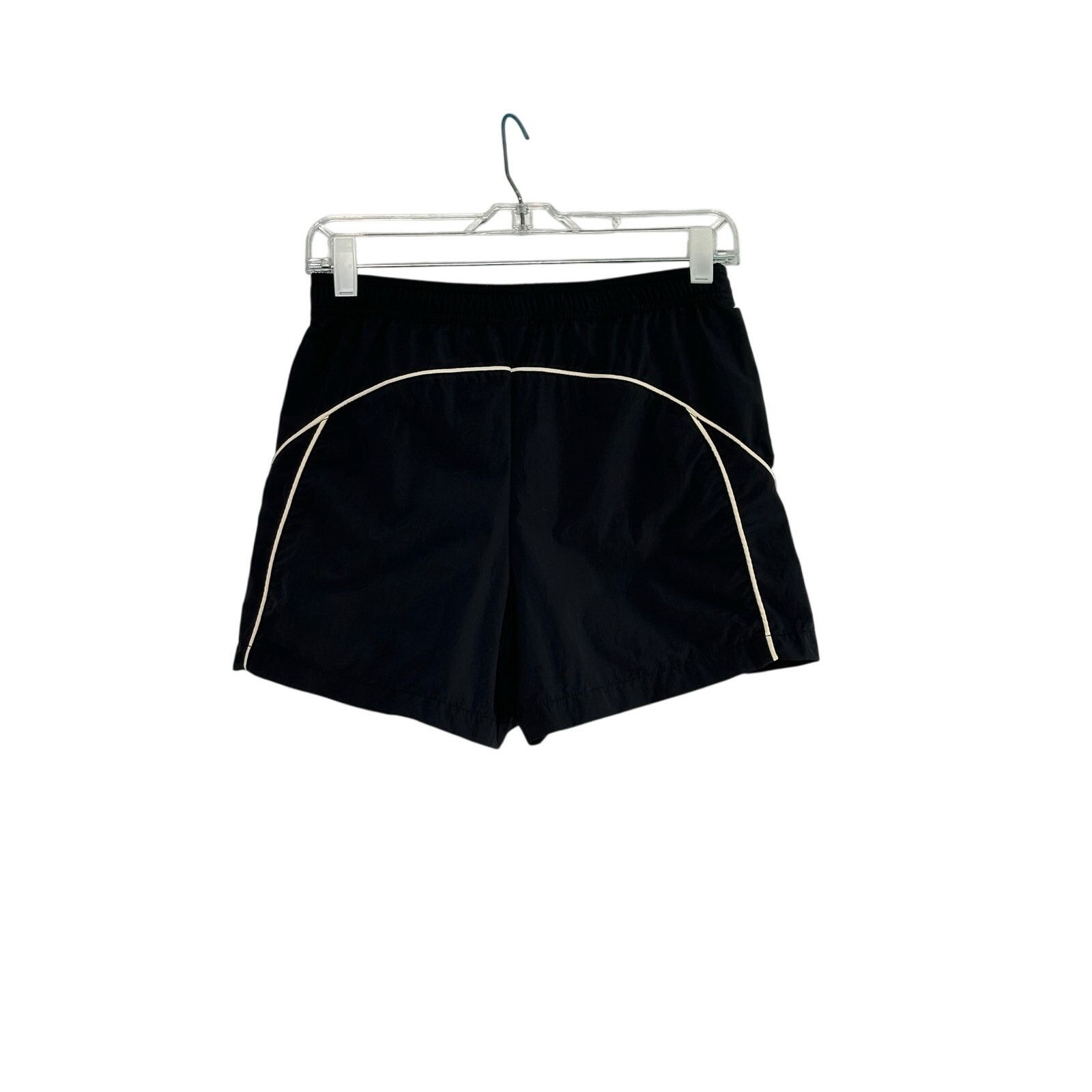 Bdg BDG black white trim pull on athletic shorts size small Size 30" / US 8 / IT 44 - 9 Thumbnail