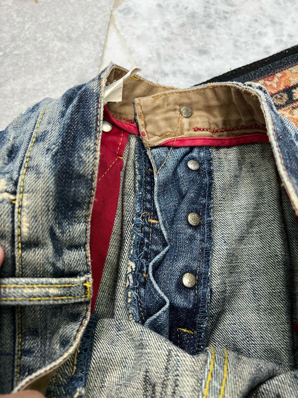 Japanese Brand Japanese Brand Flash Report Sashiko Jeans Size US 31 - 12 Thumbnail