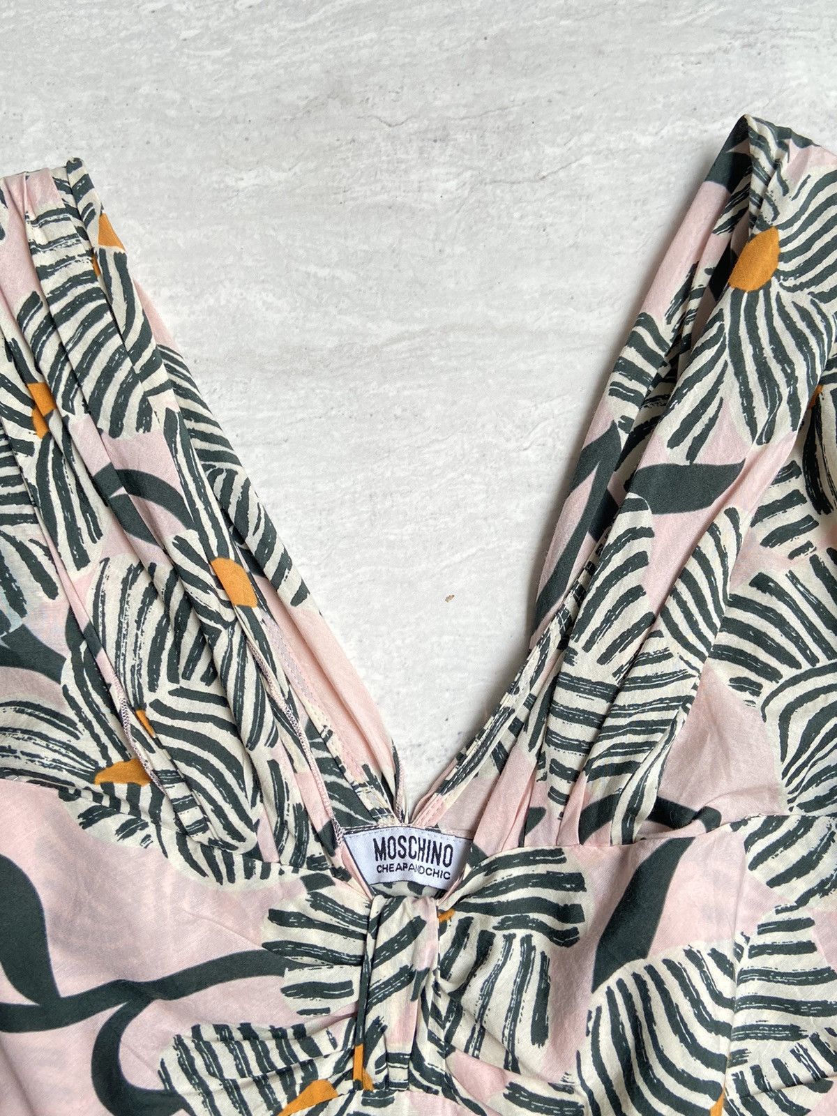 Moschino MOSCHINO Motive Midi Dress Size XS / US 0-2 / IT 36-38 - 11 Thumbnail