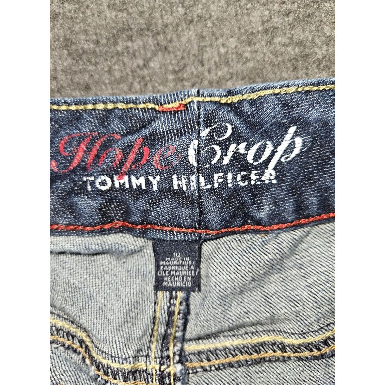 Tommy Hilfiger Tommy Hilfiger Hope Crop Jeans Womens 10 Blue Cropped Stretch Denim Casual Pants Size 32" / US 10 / IT 46 - 2 Thumbnail