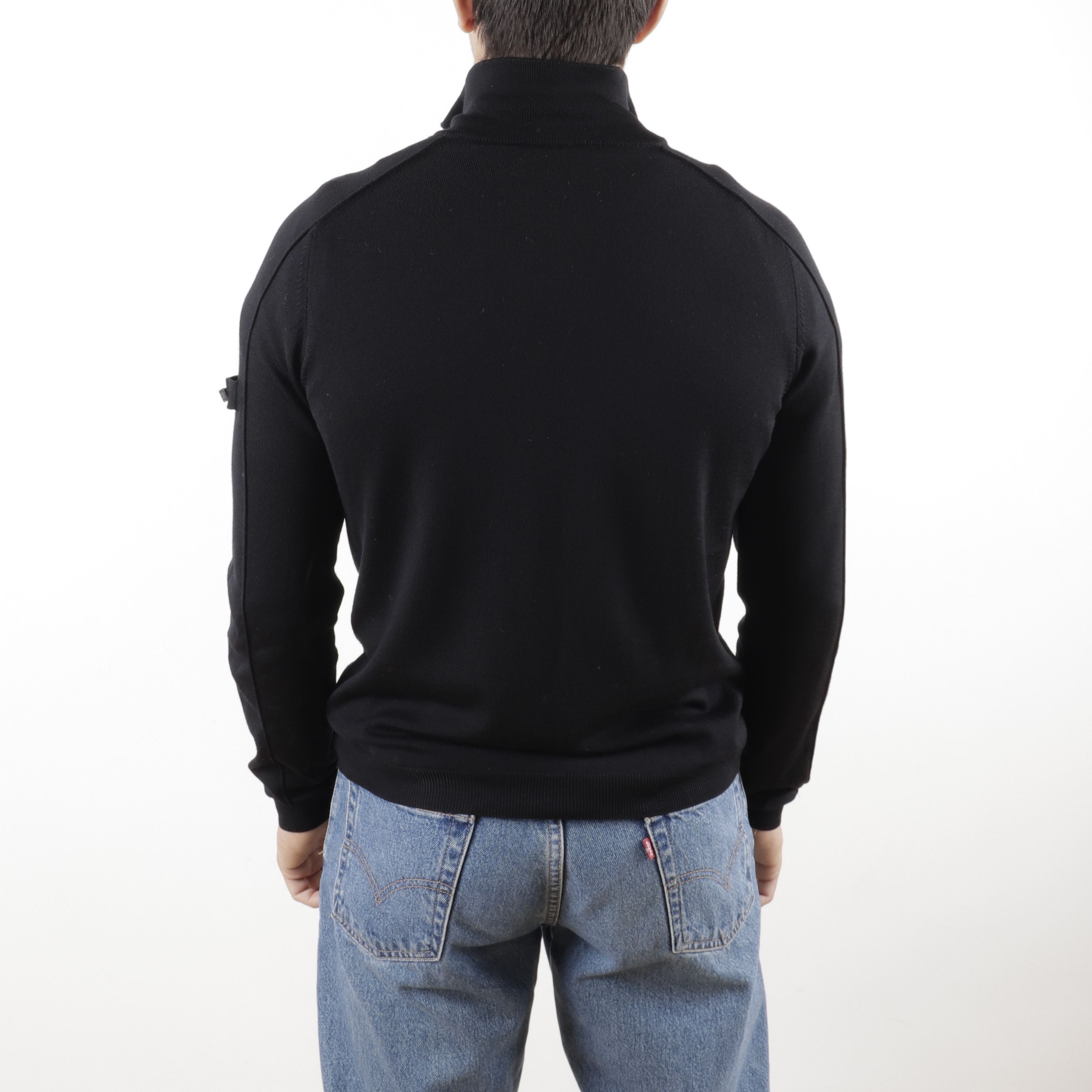 Prada PRADA Wool Black Zippered Jacket Size US S / EU 44-46 / 1 - 4 Thumbnail