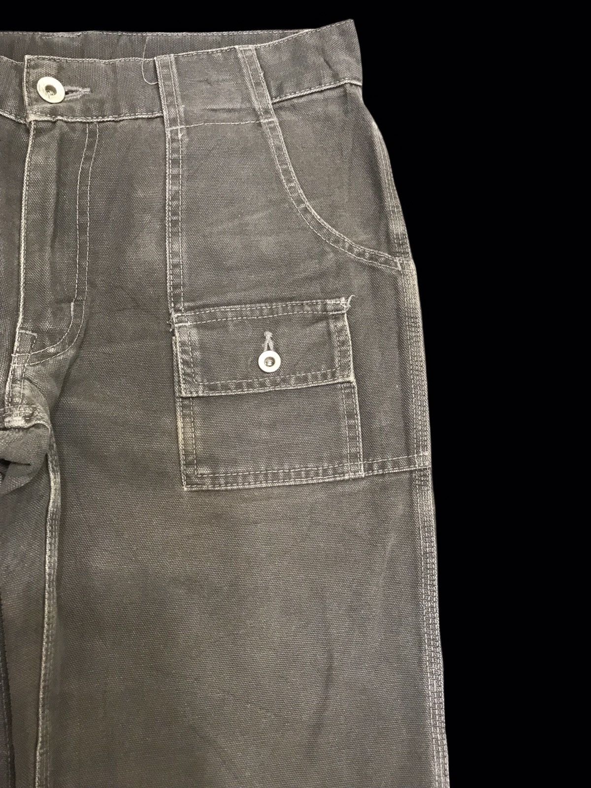 Japanese Brand 💥FLARE💥HIGH ROCK KOJIMA Designr Duck Canvas Bush Pant F120 Size US 30 / EU 46 - 3 Thumbnail