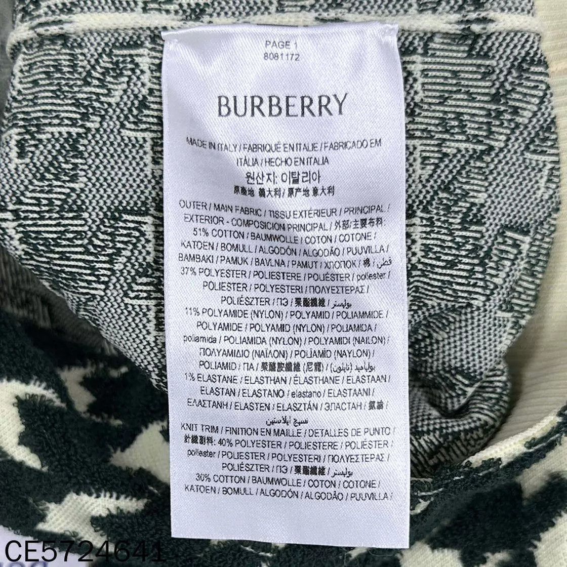 Burberry Burberry Checked Flocked Short Skirt Dark Green M Size 27" / US 4 / IT 40 - 5 Thumbnail
