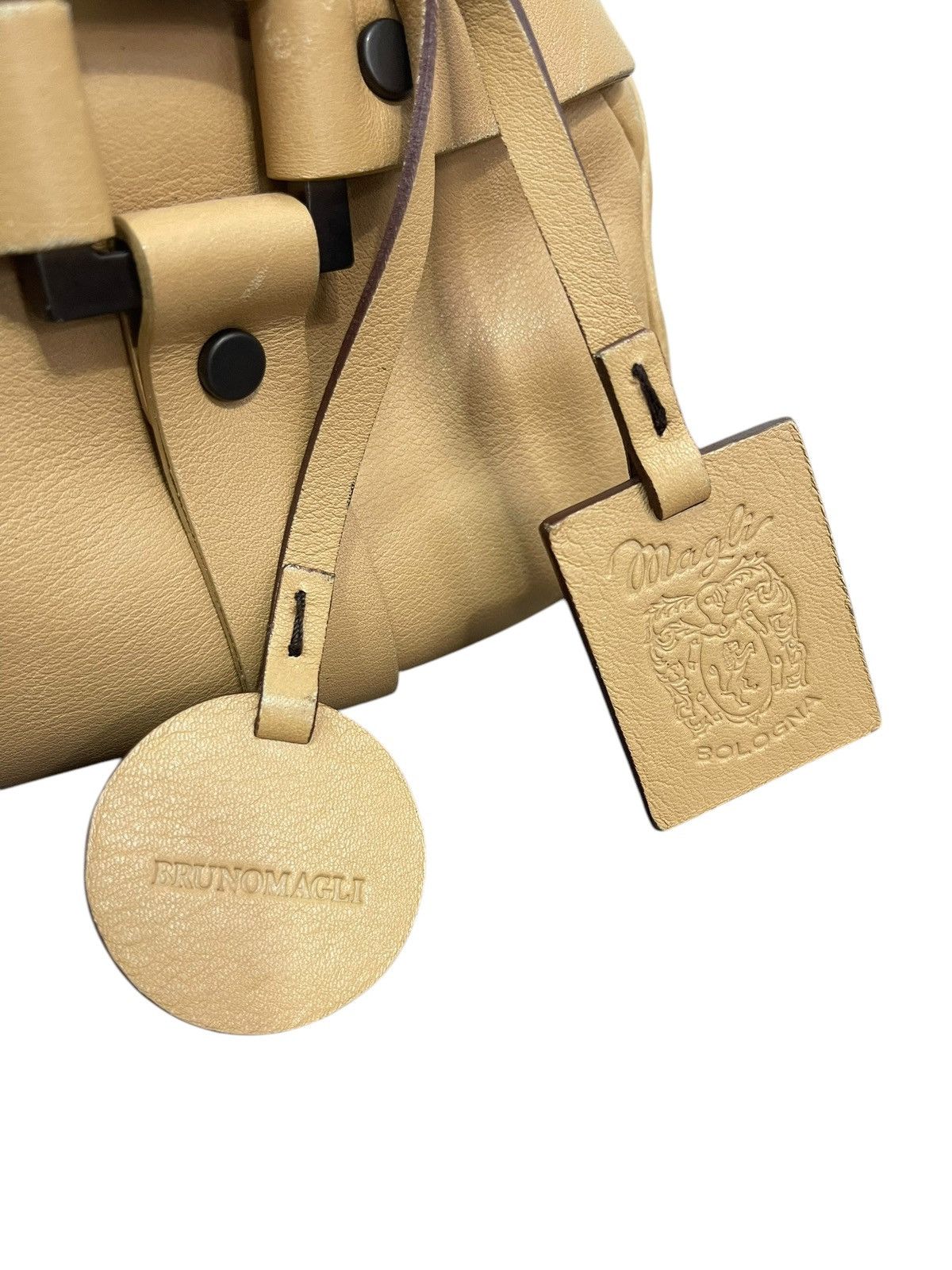 Bruno Magli Full Leather Bruno Magli Handmade East-West Bag 1🟩6 Size ONE SIZE - 6 Thumbnail